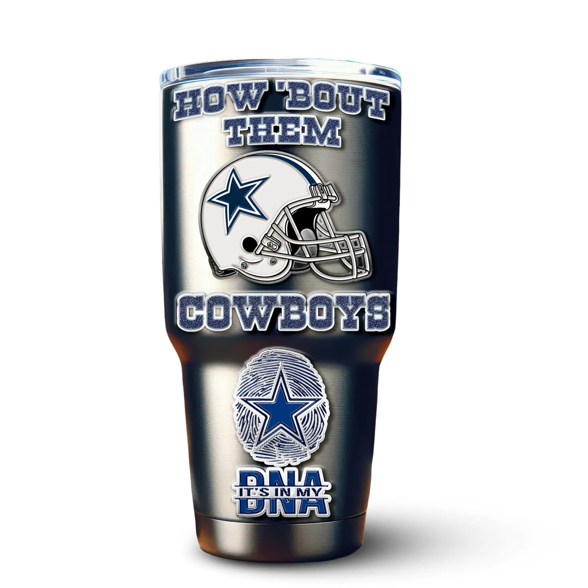 Dallas Cowboys | PREMIUM TUMBLER TD – HuddleStyle.com - Image 3