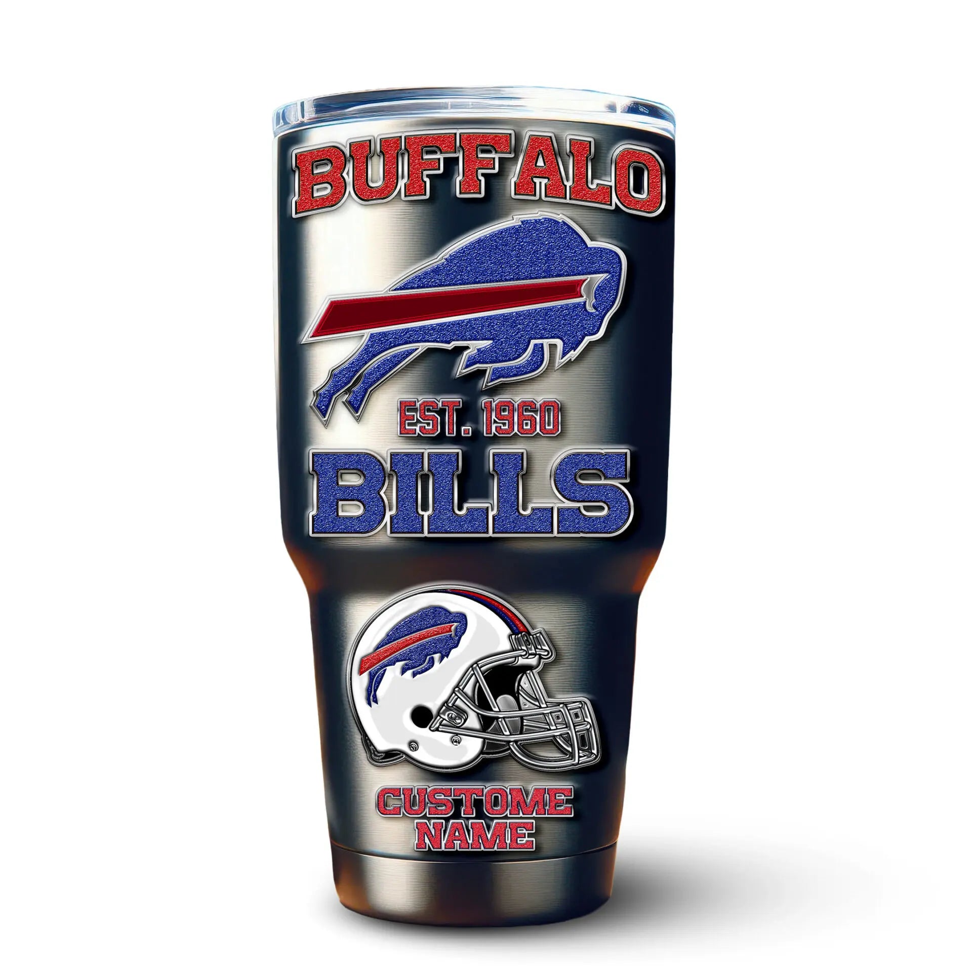 Buffalo Bills | PREMIUM TUMBLER TD – HuddleStyle.com - Image 2