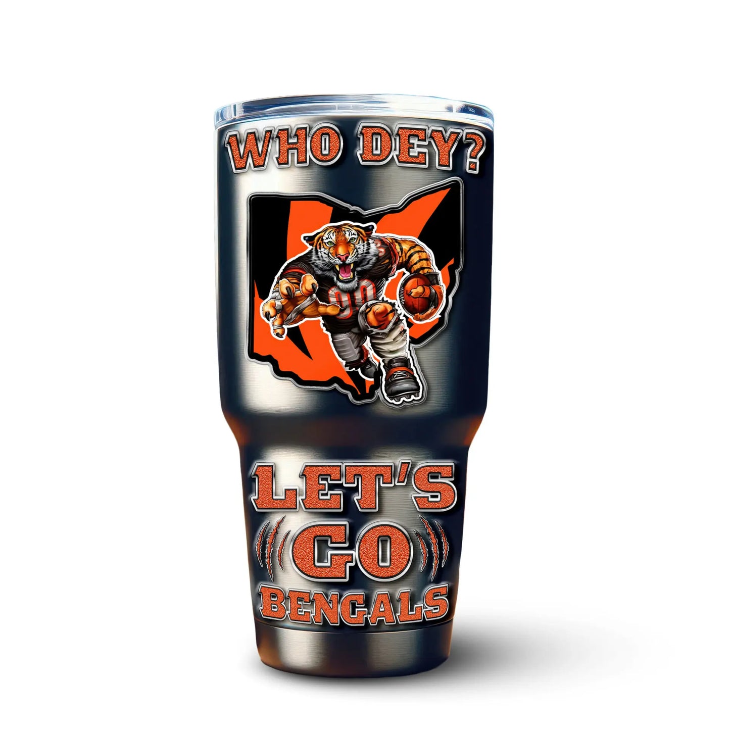 Cincinnati Bengals | PREMIUM TUMBLER TD – HuddleStyle.com - Image 3