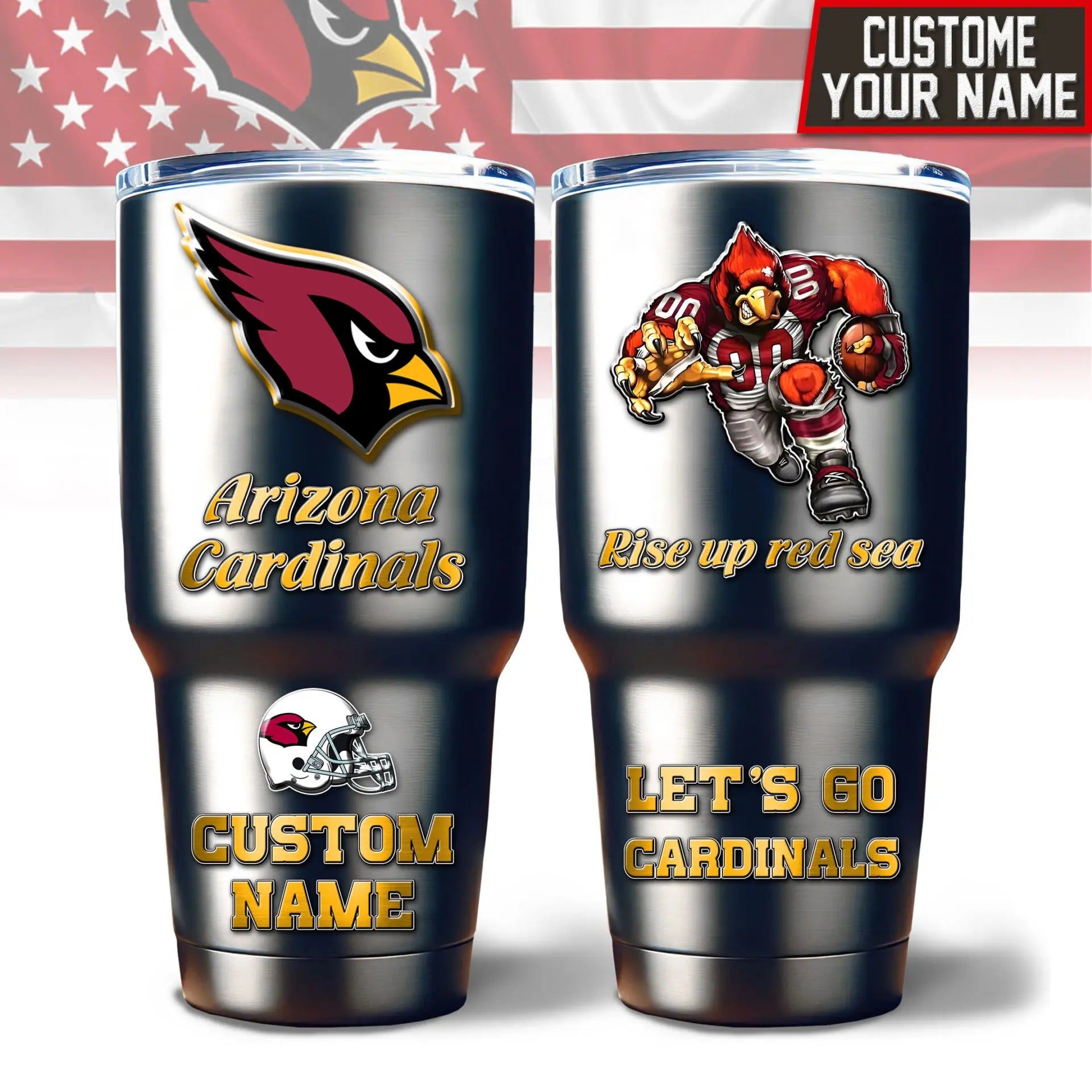 Arizona Cardinals | PREMIUM TUMBLER TD – HuddleStyle.com - Main