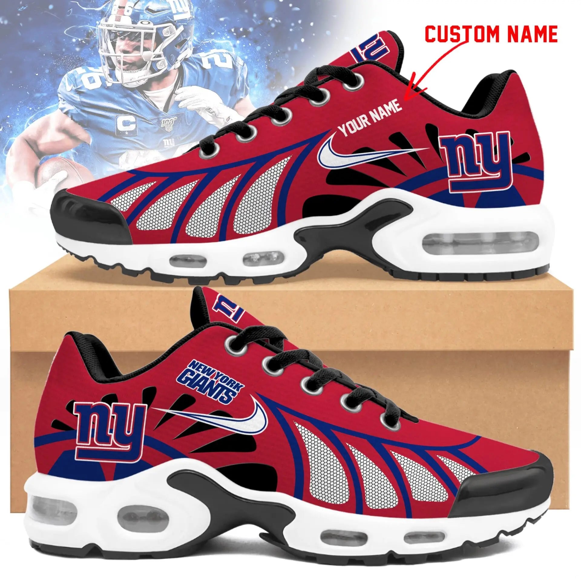 New York Giants | Personalized Air Max Shoes Limited Edition TD 050625 – HuddleStyle.com - Main