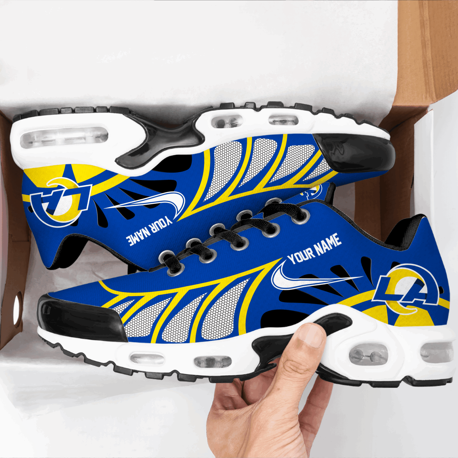 Los Angeles Rams | Personalized Air Max Shoes Limited Edition TD 050625 – HuddleStyle.com - Image 3