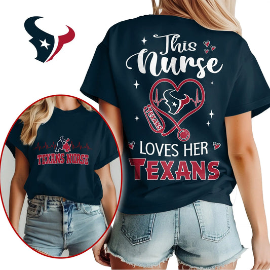 Houston Texans | Premium Nurse Appreciation Month Women’s Shirt NY – HuddleStyle.com - Main
