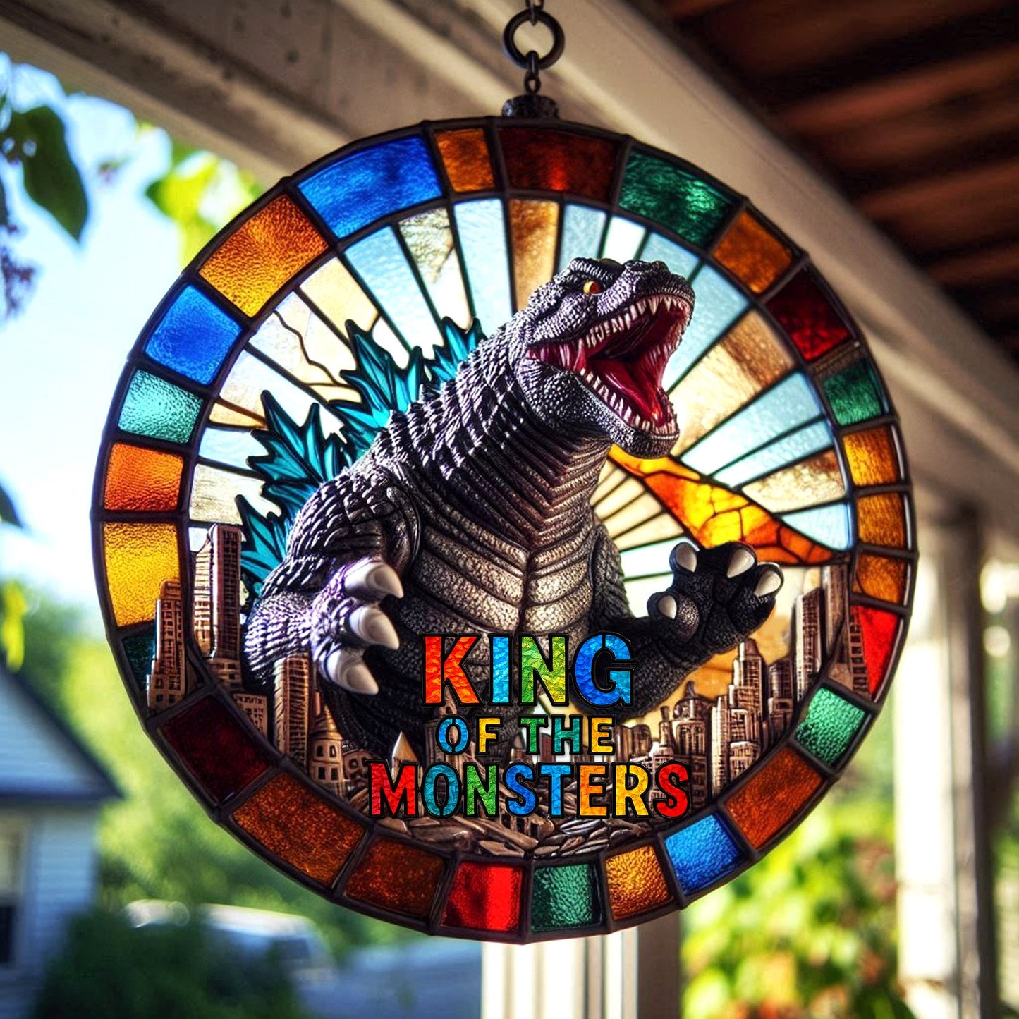 Godzilla | Suncatcher Home Decor TD
