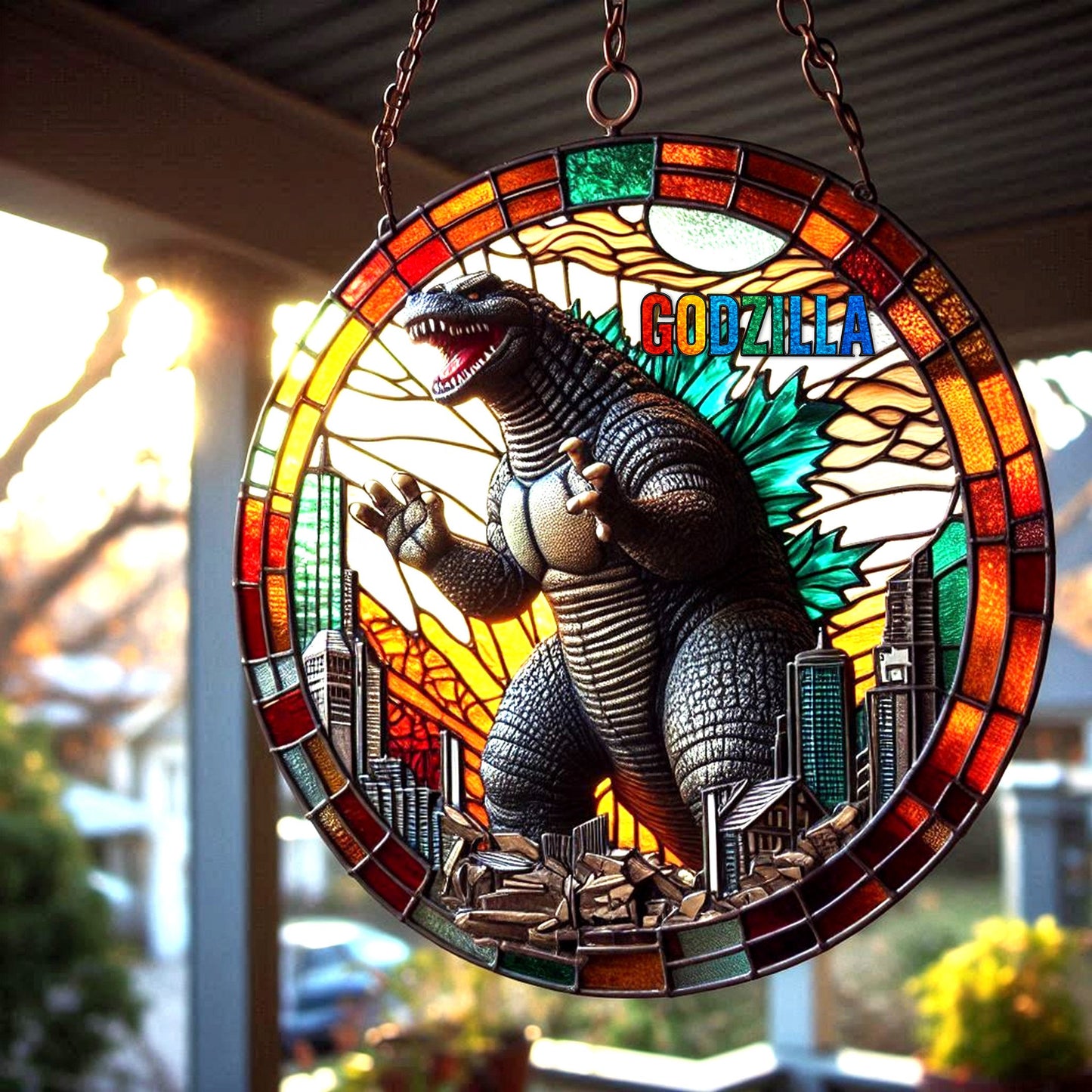 Godzilla | Suncatcher Home Decor TD