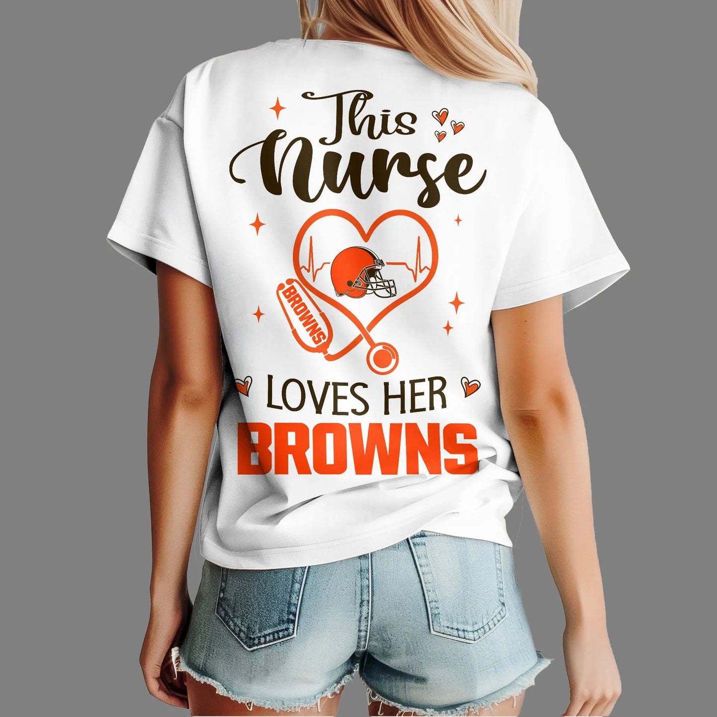 Cleveland Browns | Premium Nurse Appreciation Month Women’s Shirt NY – HuddleStyle.com - Image 4