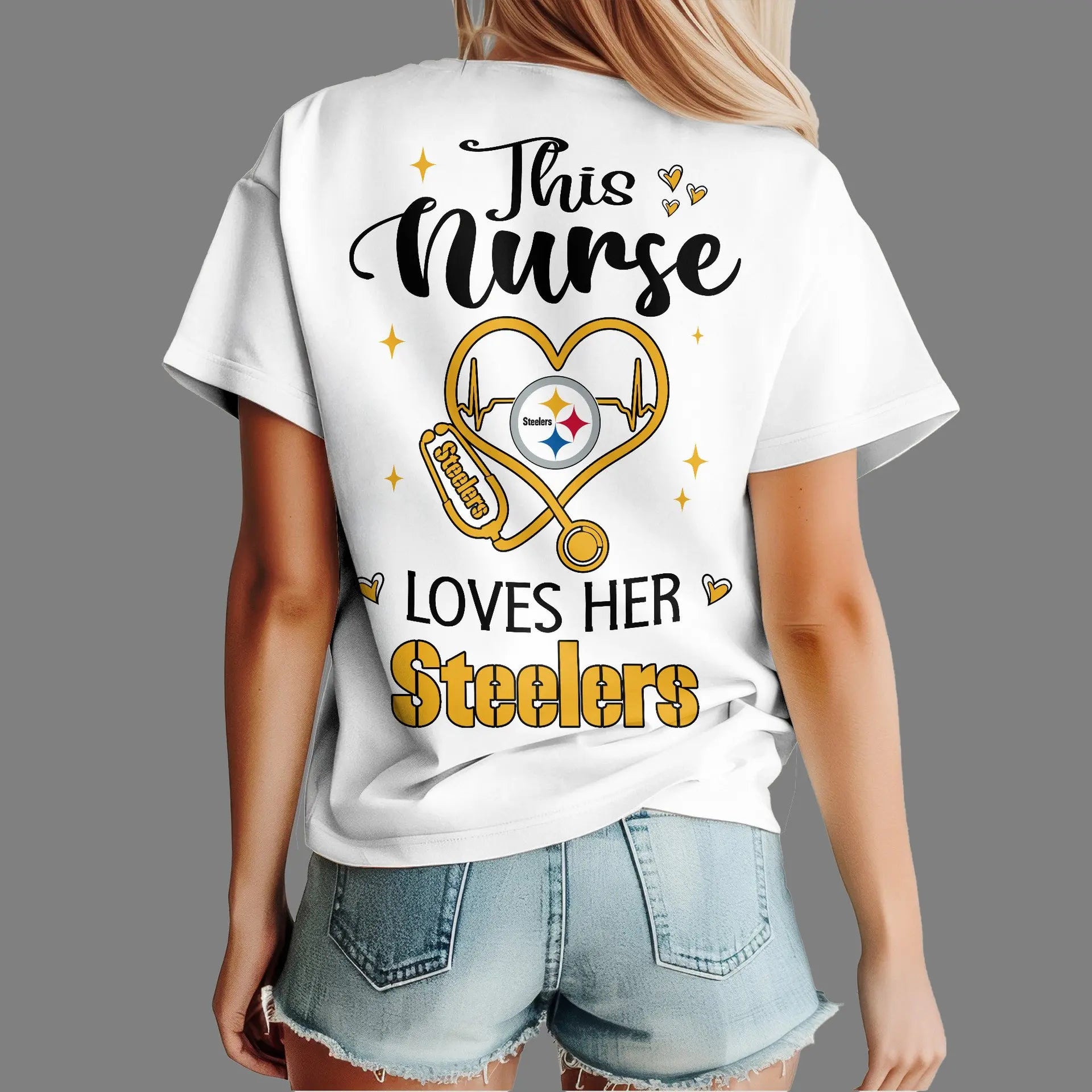 Pittsburgh Steelers | Premium Nurse Appreciation Month Women’s Shirt NY – HuddleStyle.com - Image 3