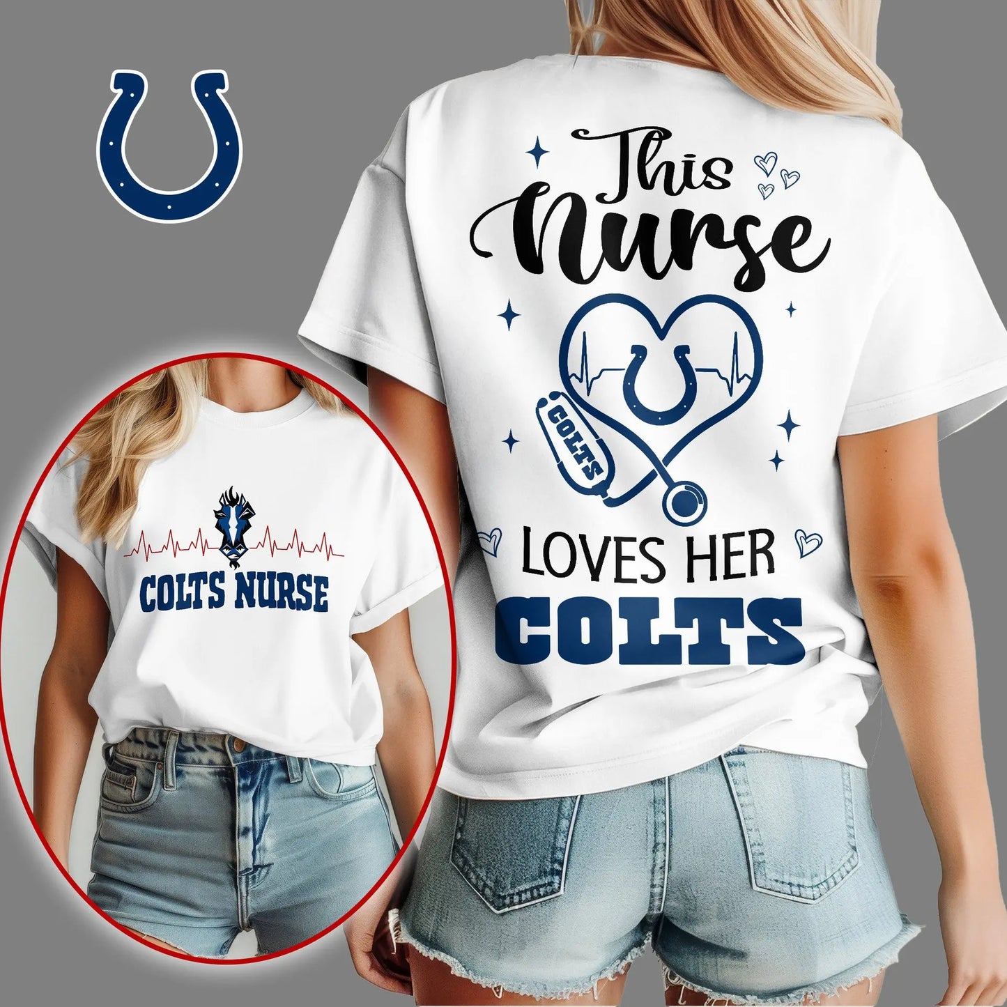 Indianapolis Colts | Premium Nurse Appreciation Month Women’s Shirt NY – HuddleStyle.com - Image 3