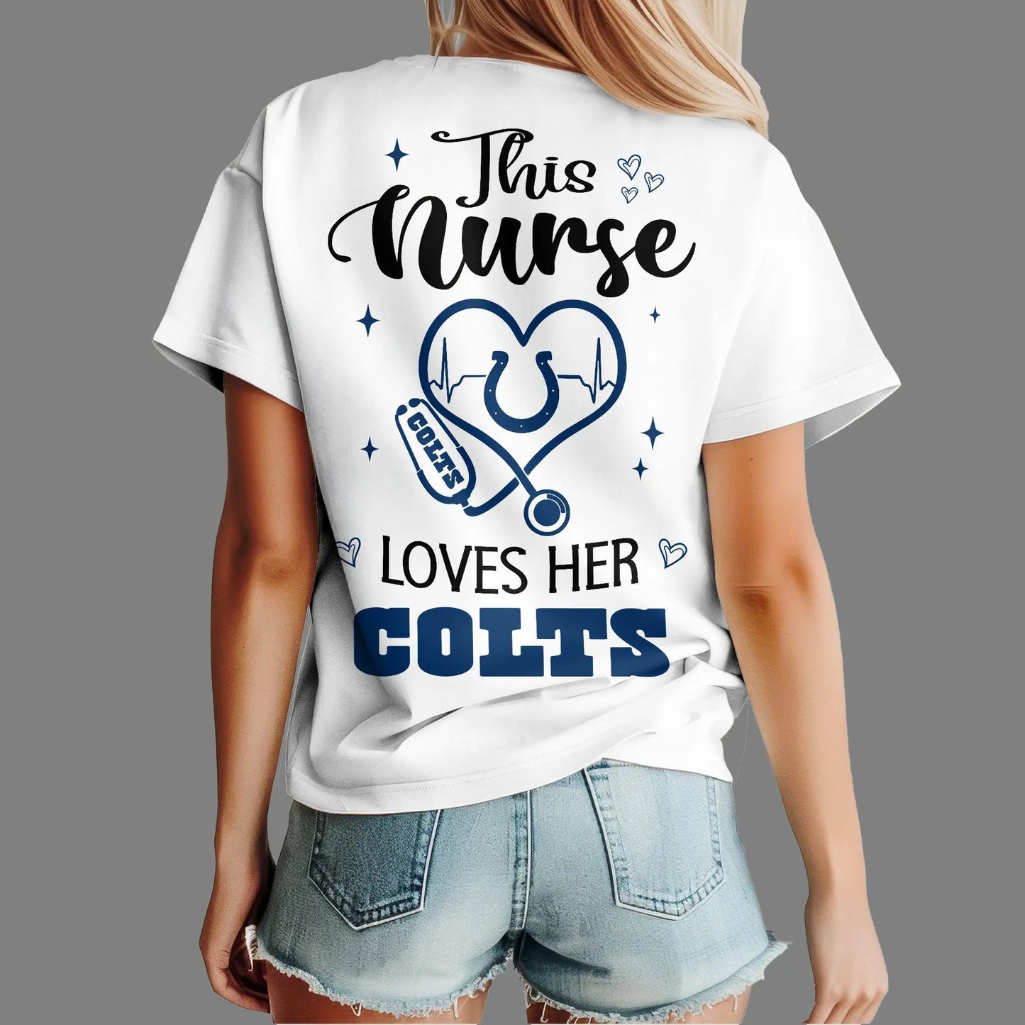 Indianapolis Colts | Premium Nurse Appreciation Month Women’s Shirt NY – HuddleStyle.com - Image 2