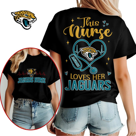 Jacksonville Jaguars | Premium Nurse Appreciation Month Women’s Shirt NY – HuddleStyle.com - Main