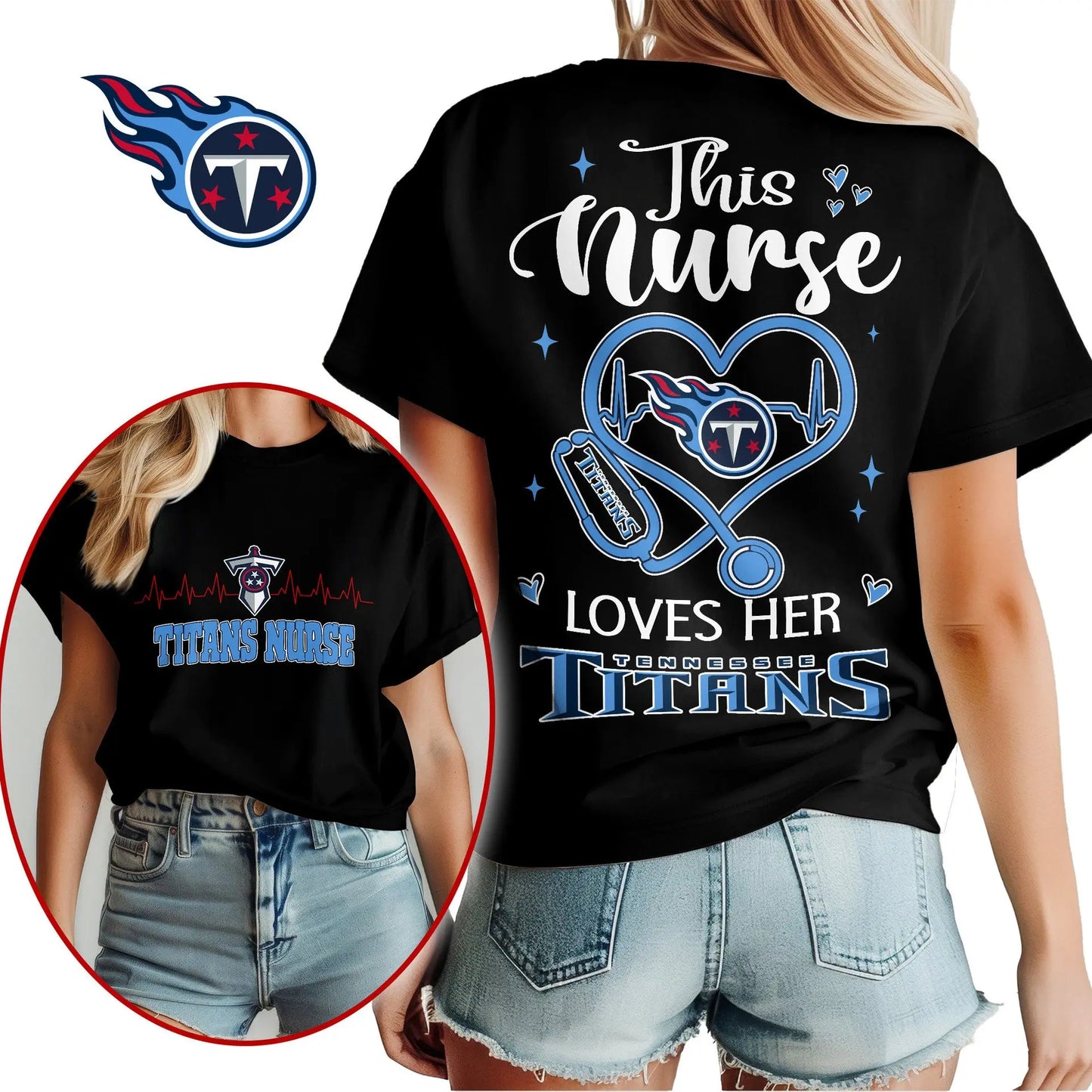 Tennessee Titans | Premium Nurse Appreciation Month Women’s Shirt NY – HuddleStyle.com - Image 5