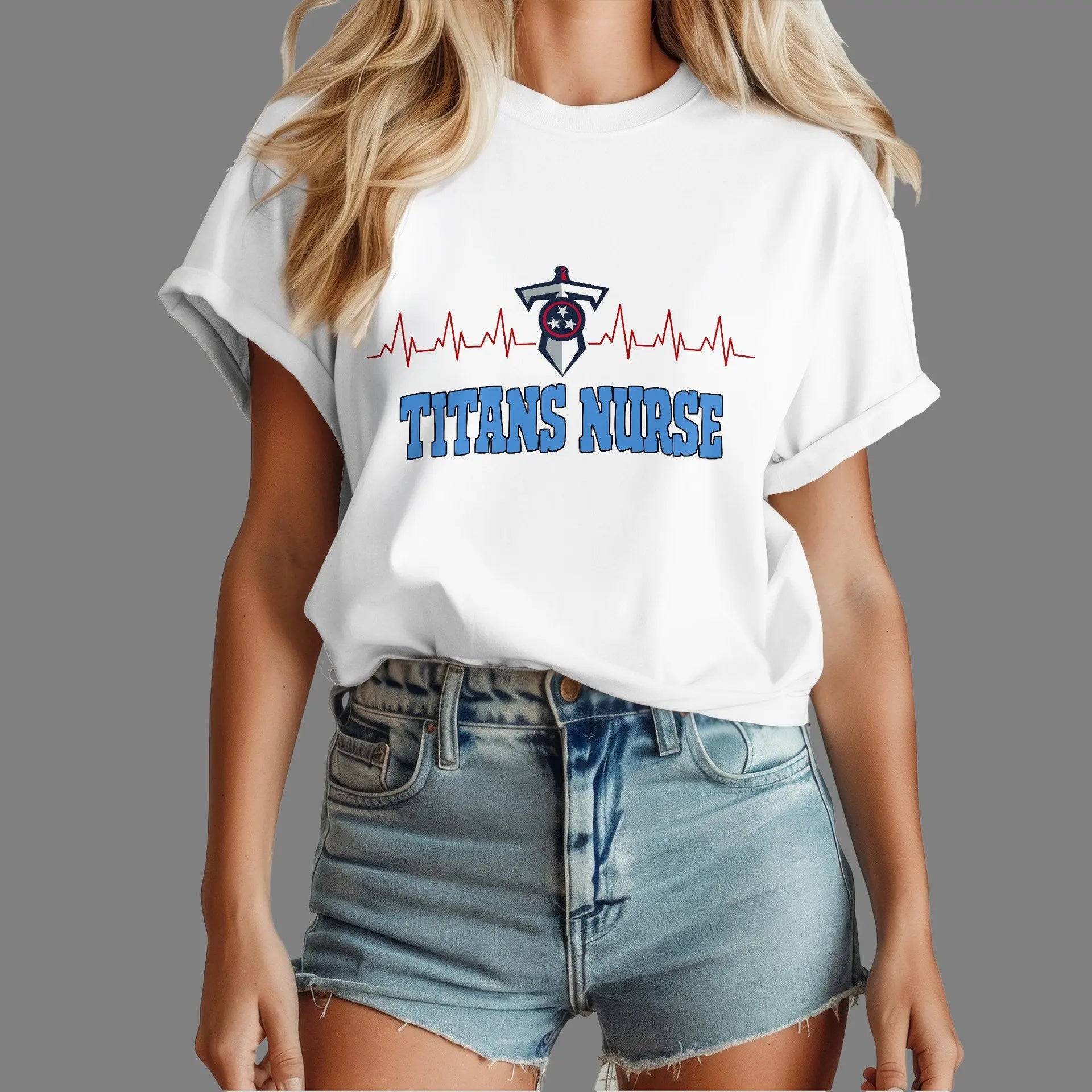 Tennessee Titans | Premium Nurse Appreciation Month Women’s Shirt NY – HuddleStyle.com - Image 2