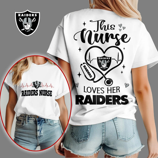 Las Vegas Raiders | Premium Nurse Appreciation Month Women’s Shirt NY – HuddleStyle.com - Main