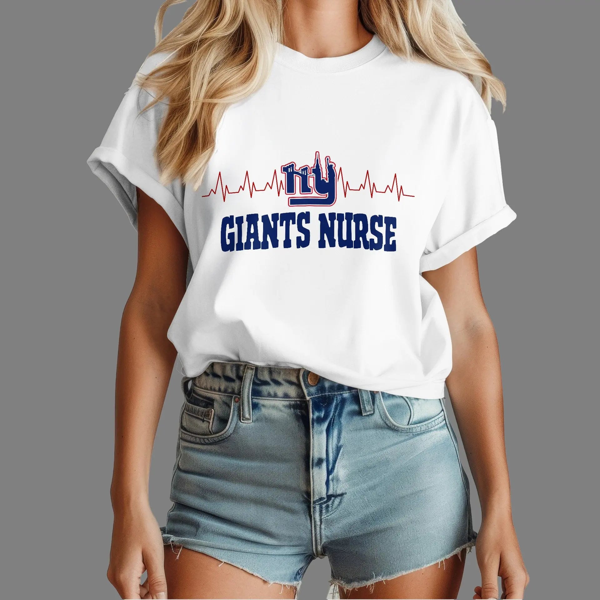 New York Giants | Premium Nurse Appreciation Month Women’s Shirt NY – HuddleStyle.com - Image 5