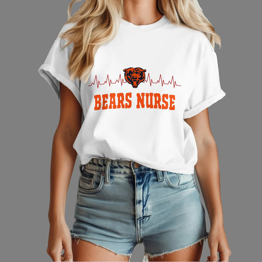 Chicago Bears | Premium Nurse Appreciation Month Women’s Shirt NY – HuddleStyle.com - Main