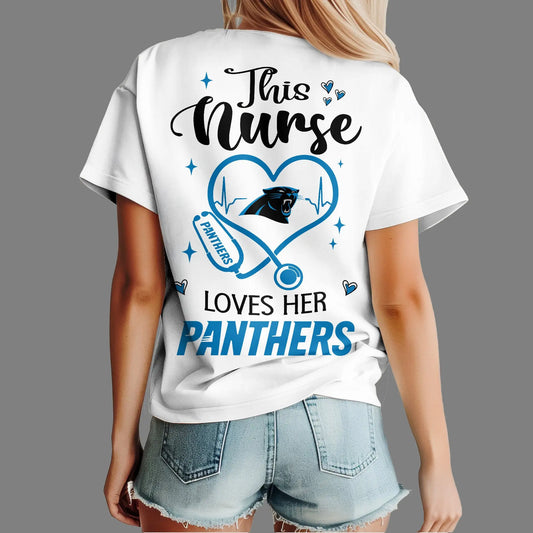 Carolina Panthers | Premium Nurse Appreciation Month Women’s Shirt NY – HuddleStyle.com - Main