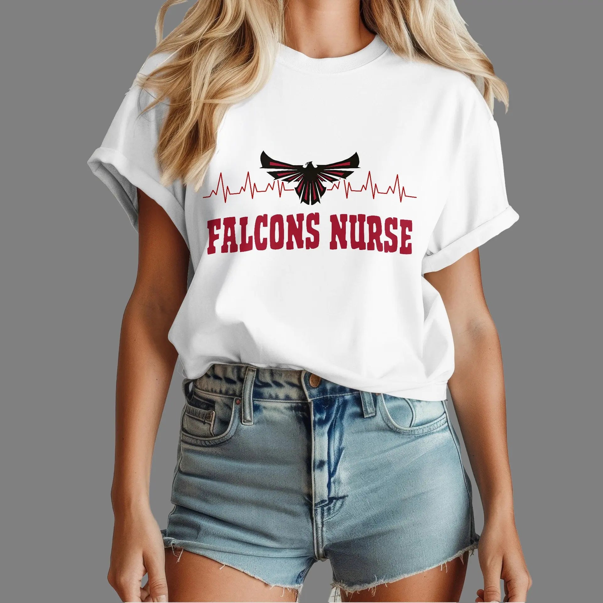 Atlanta Falcons | Premium Nurse Appreciation Month Women’s Shirt NY – HuddleStyle.com - Image 3