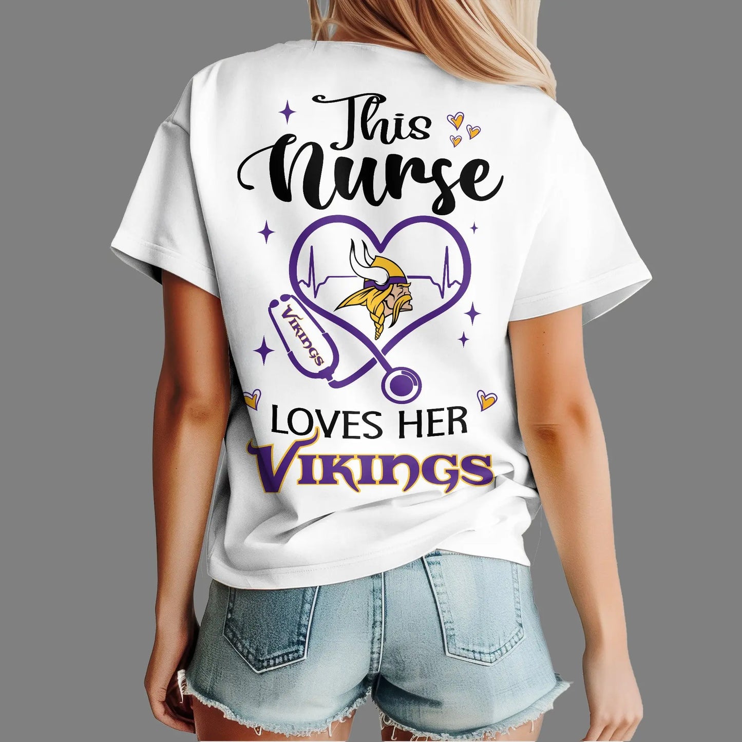 Minnesota Vikings | Premium Nurse Appreciation Month Women’s Shirt NY – HuddleStyle.com - Image 5
