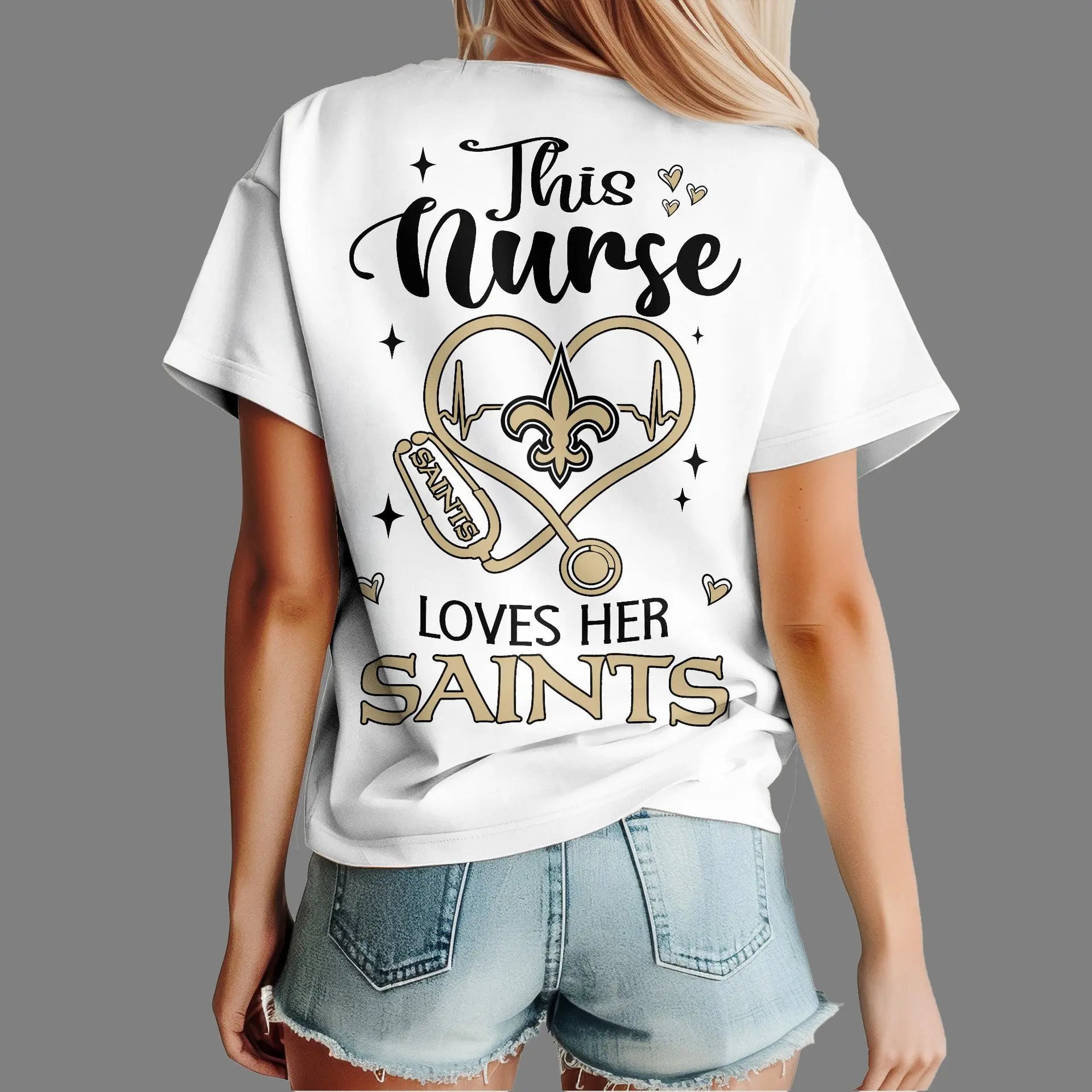 New Orleans Saints | Premium Nurse Appreciation Month Women’s Shirt NY – HuddleStyle.com - Image 5