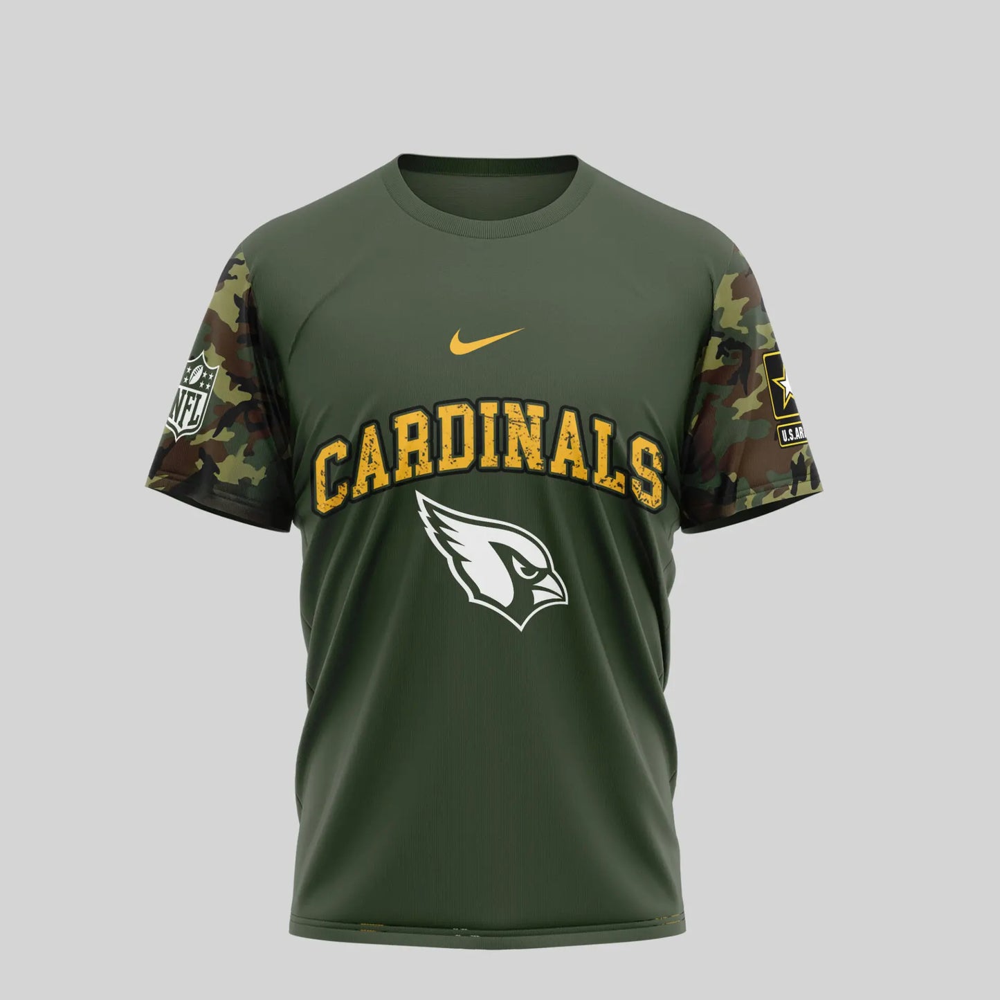 Arizona Cardinals | Premium U.S.Army 3D Shirt TD – HuddleStyle.com - Image 3