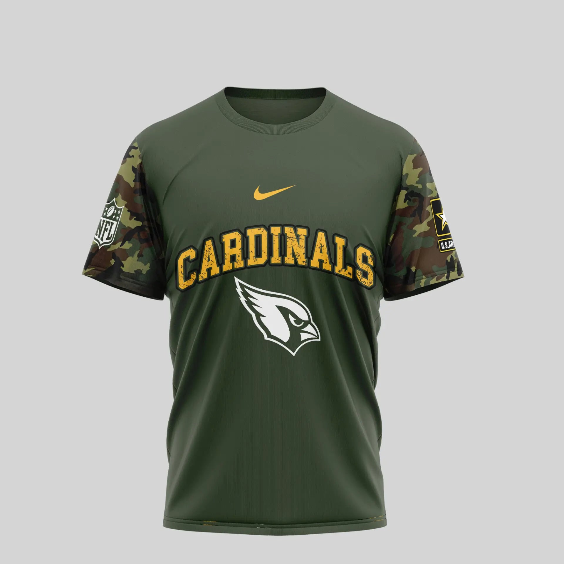 Arizona Cardinals | Premium U.S.Army 3D Shirt TD – HuddleStyle.com - Image 3
