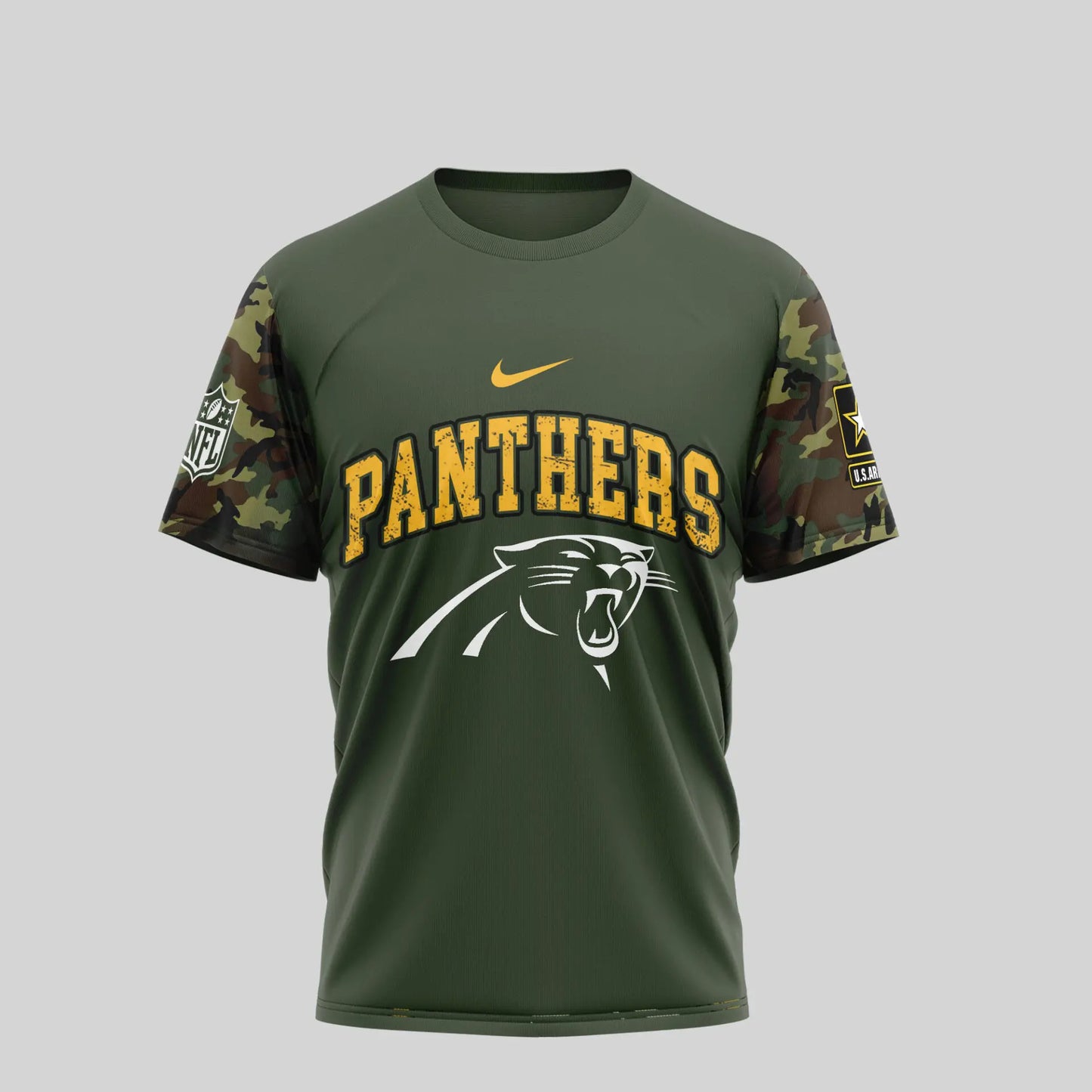 Carolina Panthers | Premium U.S.Army 3D Shirt TD – HuddleStyle.com - Image 4