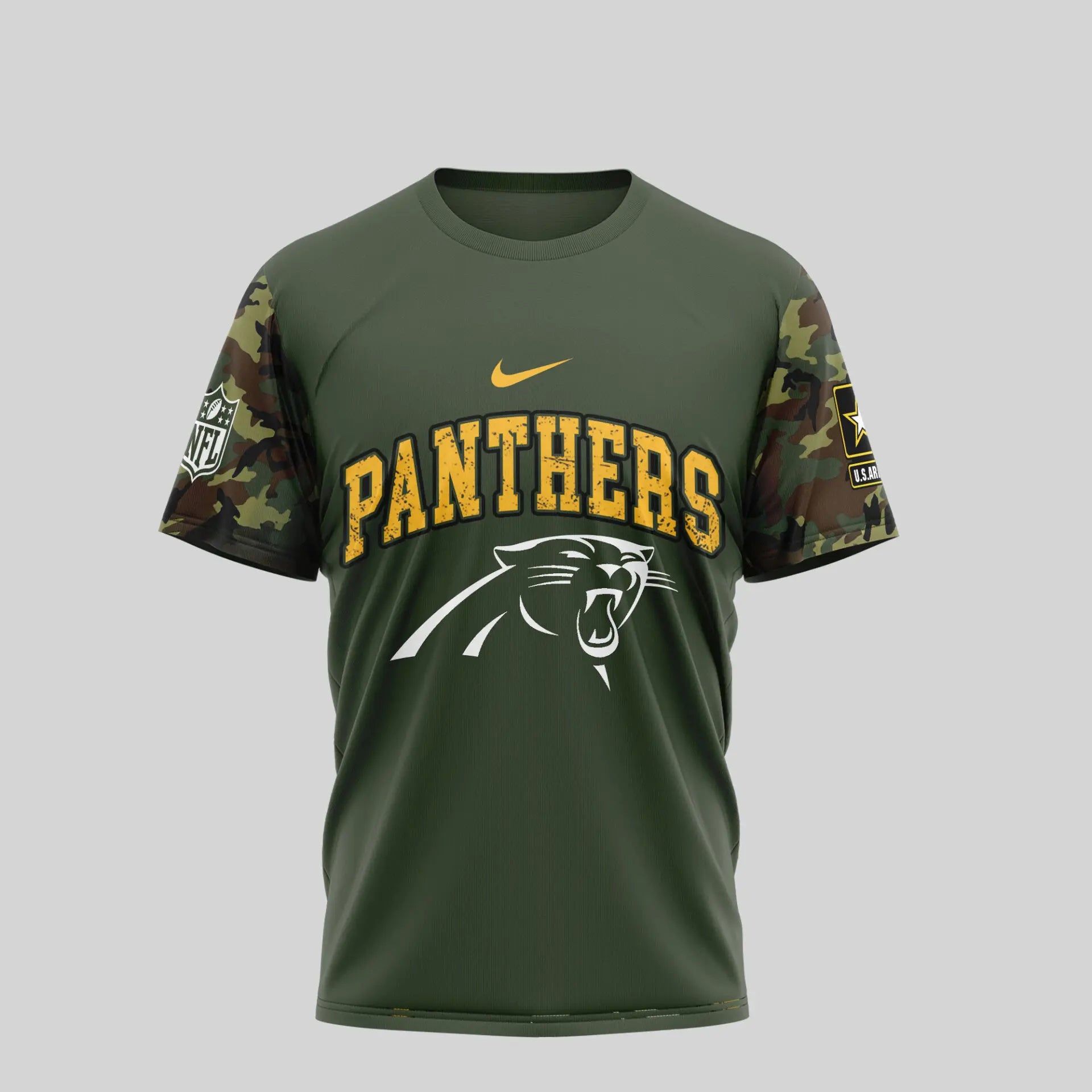 Carolina Panthers | Premium U.S.Army 3D Shirt TD – HuddleStyle.com - Image 4