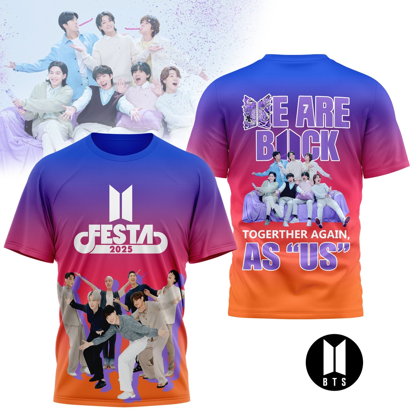 PREMIUM BTS 3D SHIRT NY
