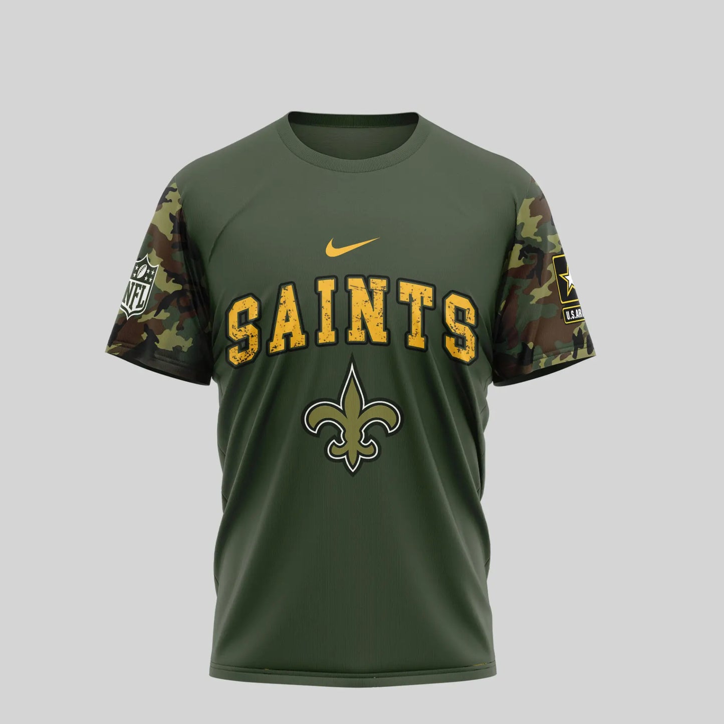 New Orleans Saints | Premium U.S.Army 3D Shirt TD – HuddleStyle.com - Image 4
