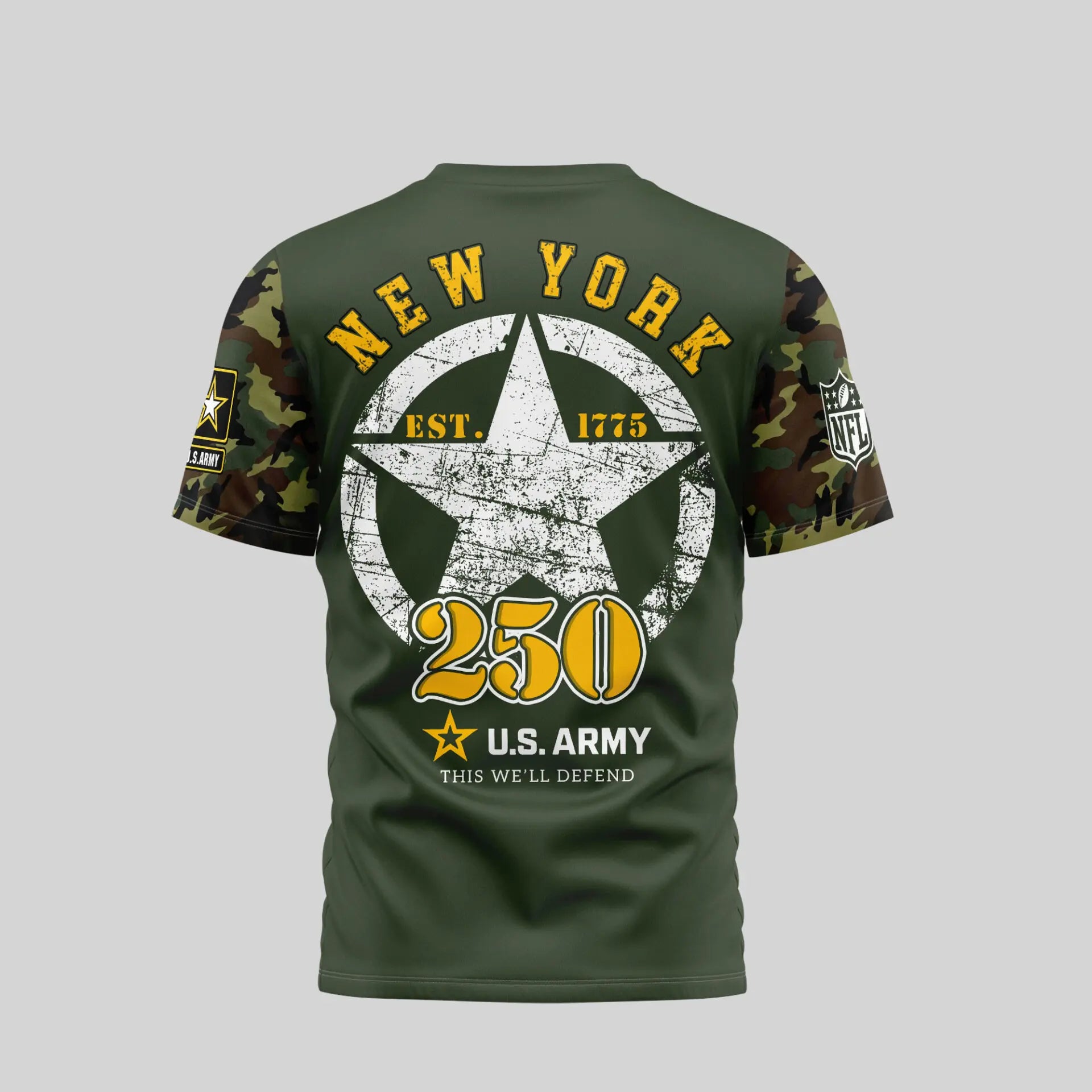 New York Jets | Premium U.S.Army 3D Shirt TD – HuddleStyle.com - Main