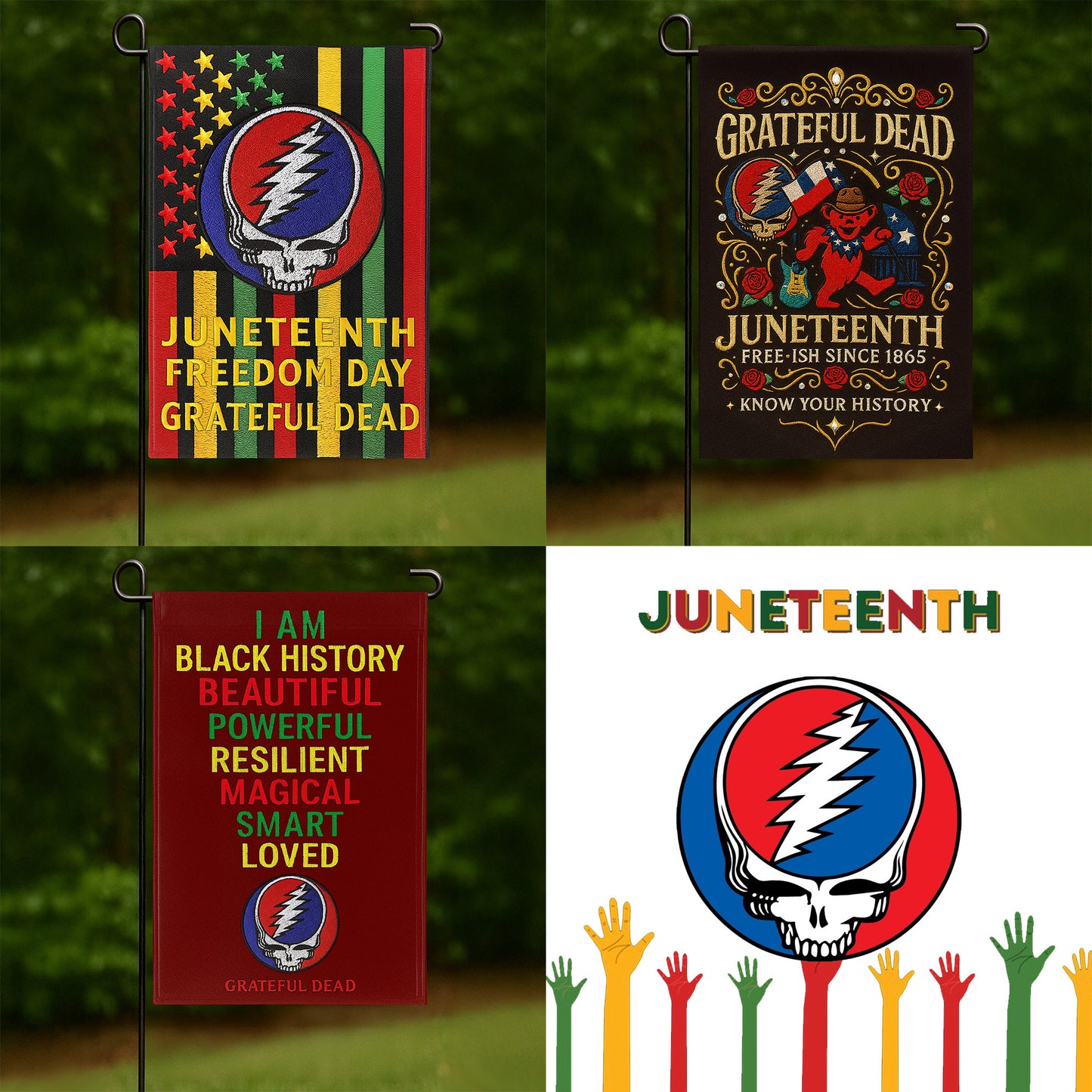 GRFD Juneteenth Freedom Day Flag NY