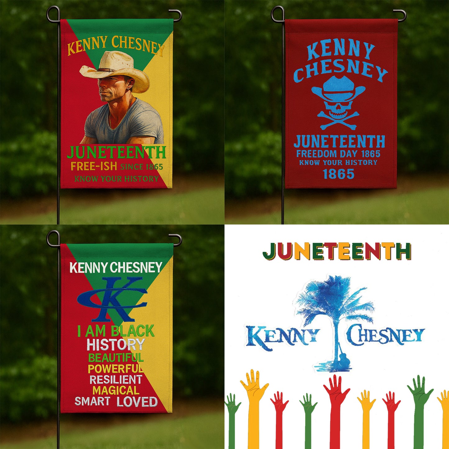 KNCN Juneteenth Freedom Day Flag NY