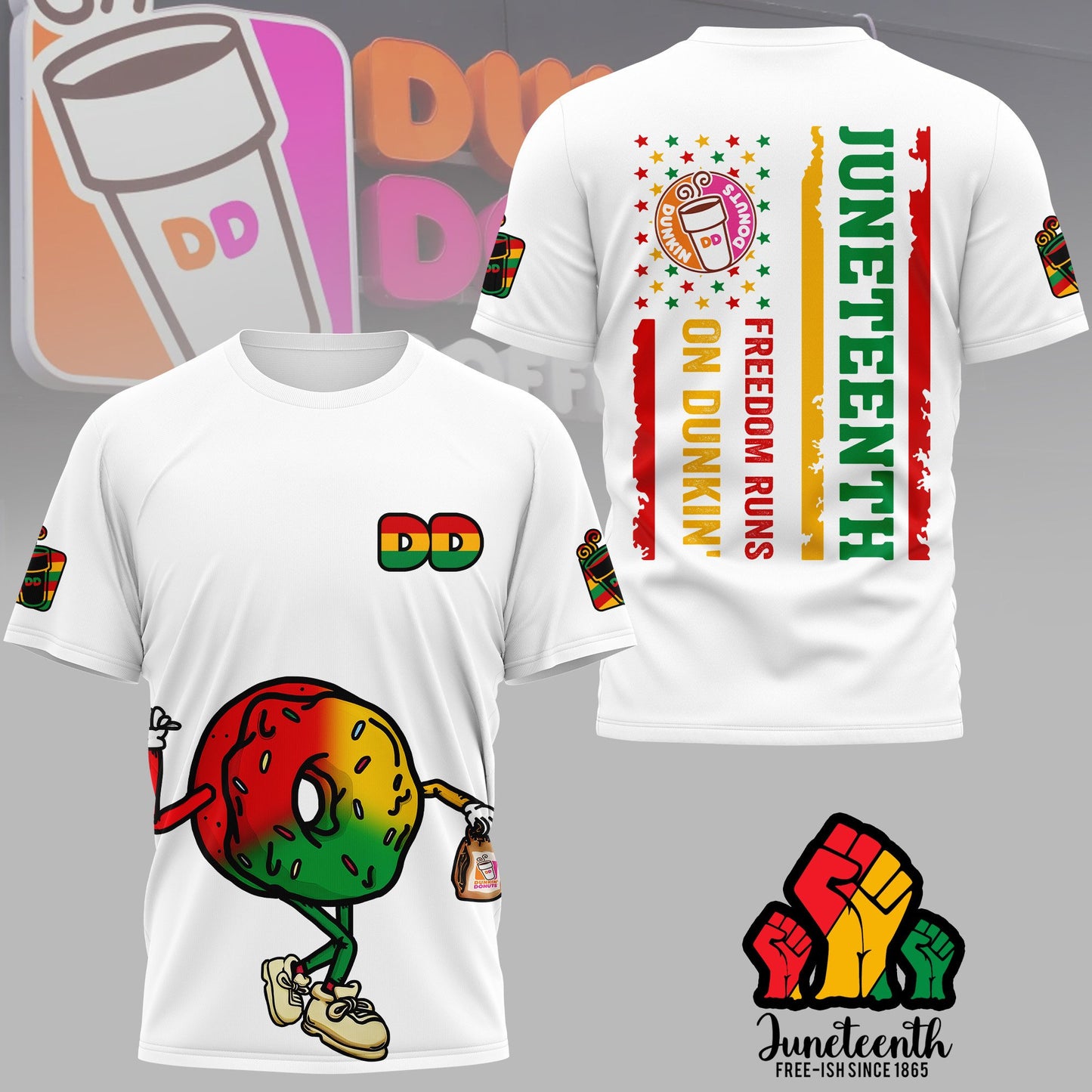 PREMIUM DKDN JUNETEENTH FREEDOM DAY 3D SHIRT NY