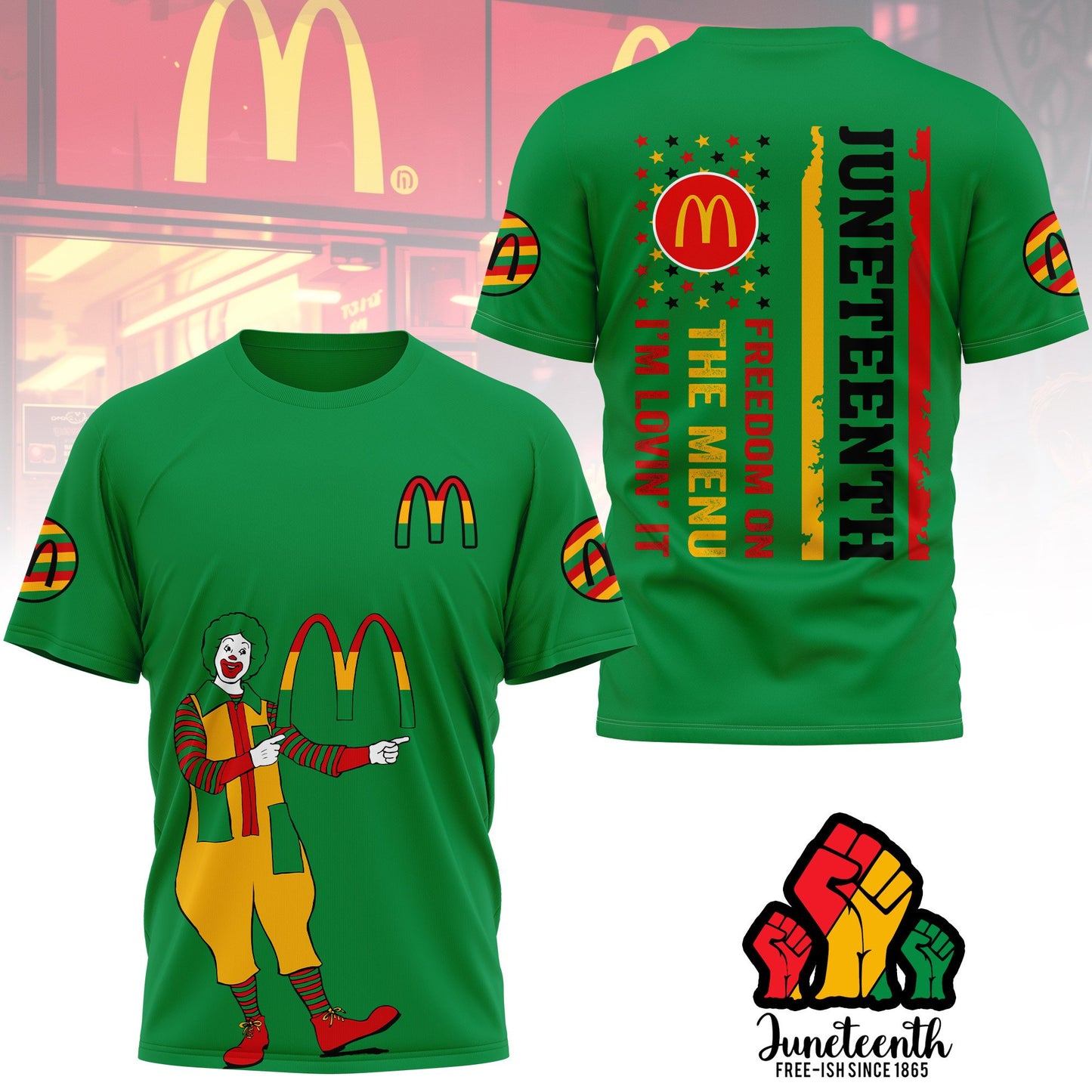 PREMIUM MDN JUNETEENTH FREEDOM DAY 3D SHIRT NY