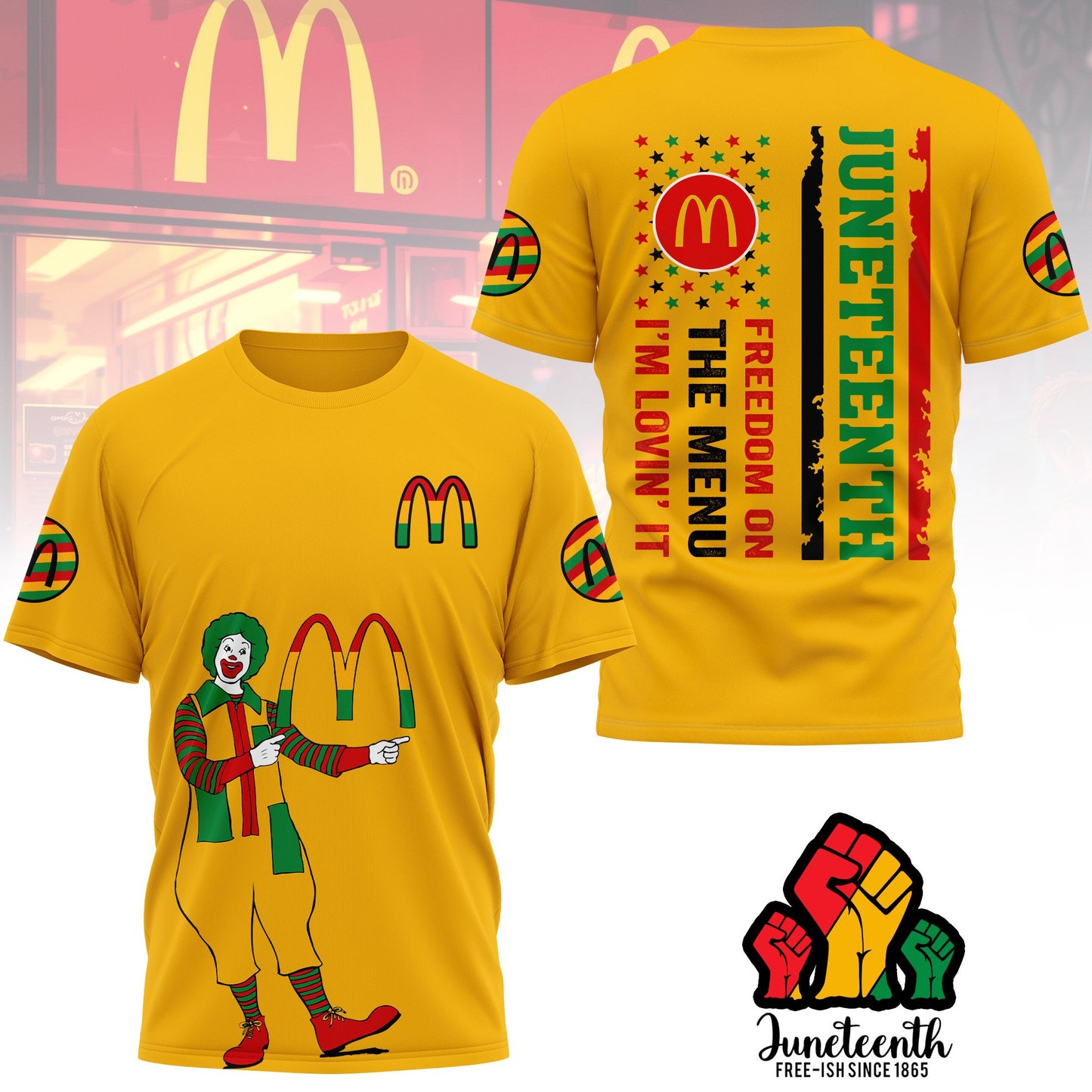 PREMIUM MDN JUNETEENTH FREEDOM DAY 3D SHIRT NY