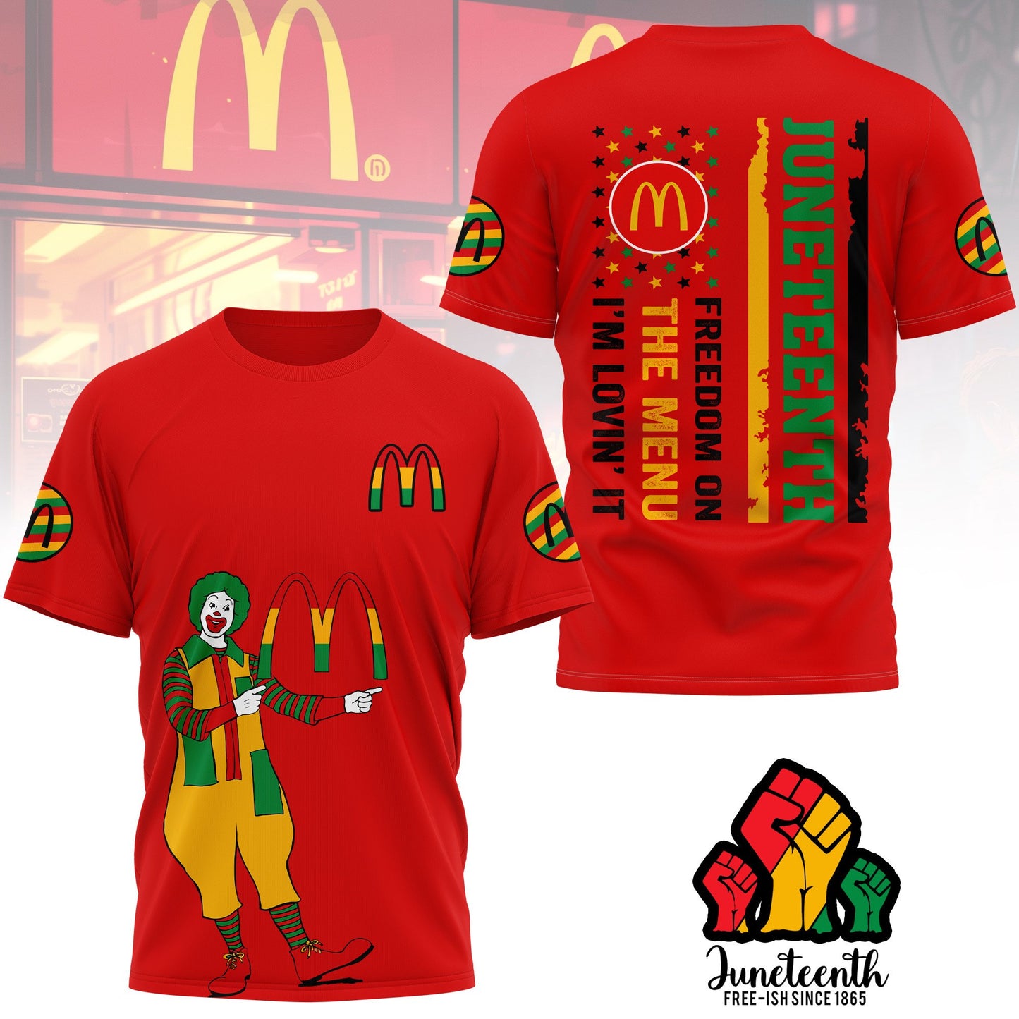 PREMIUM MDN JUNETEENTH FREEDOM DAY 3D SHIRT NY