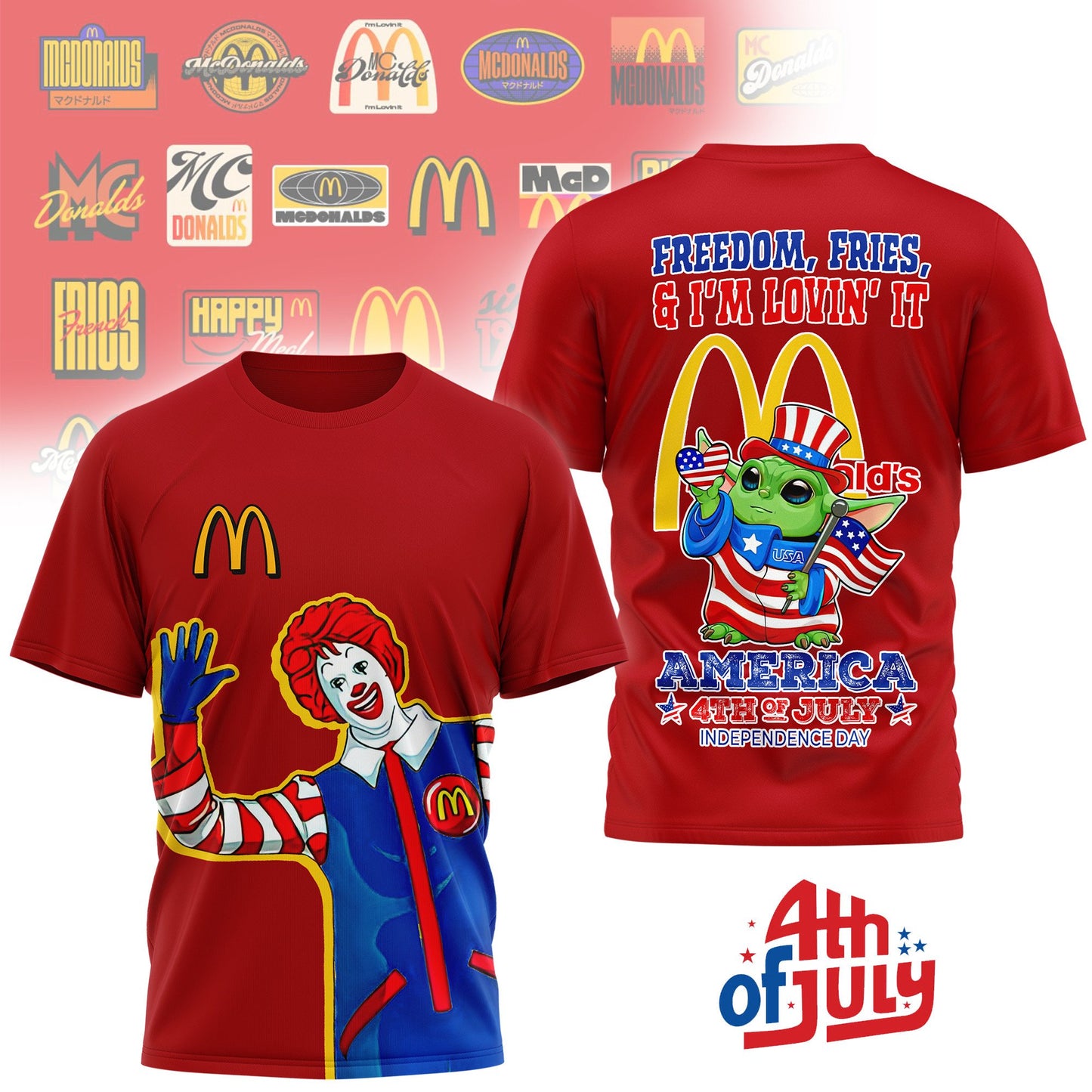 PREMIUM MDN INDEPENDENCE DAY 3D SHIRT NY