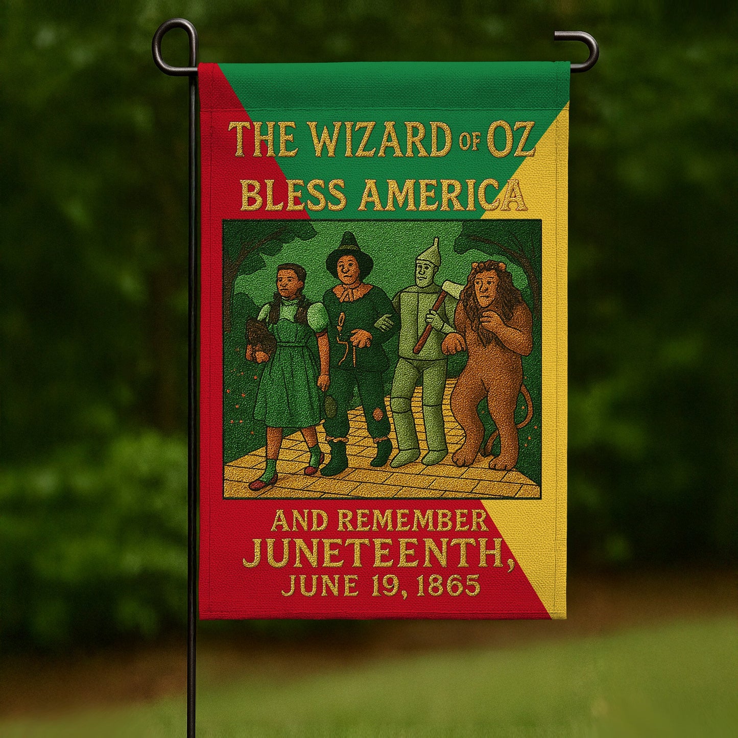 TWOZ Juneteenth Freedom Day Flag NY