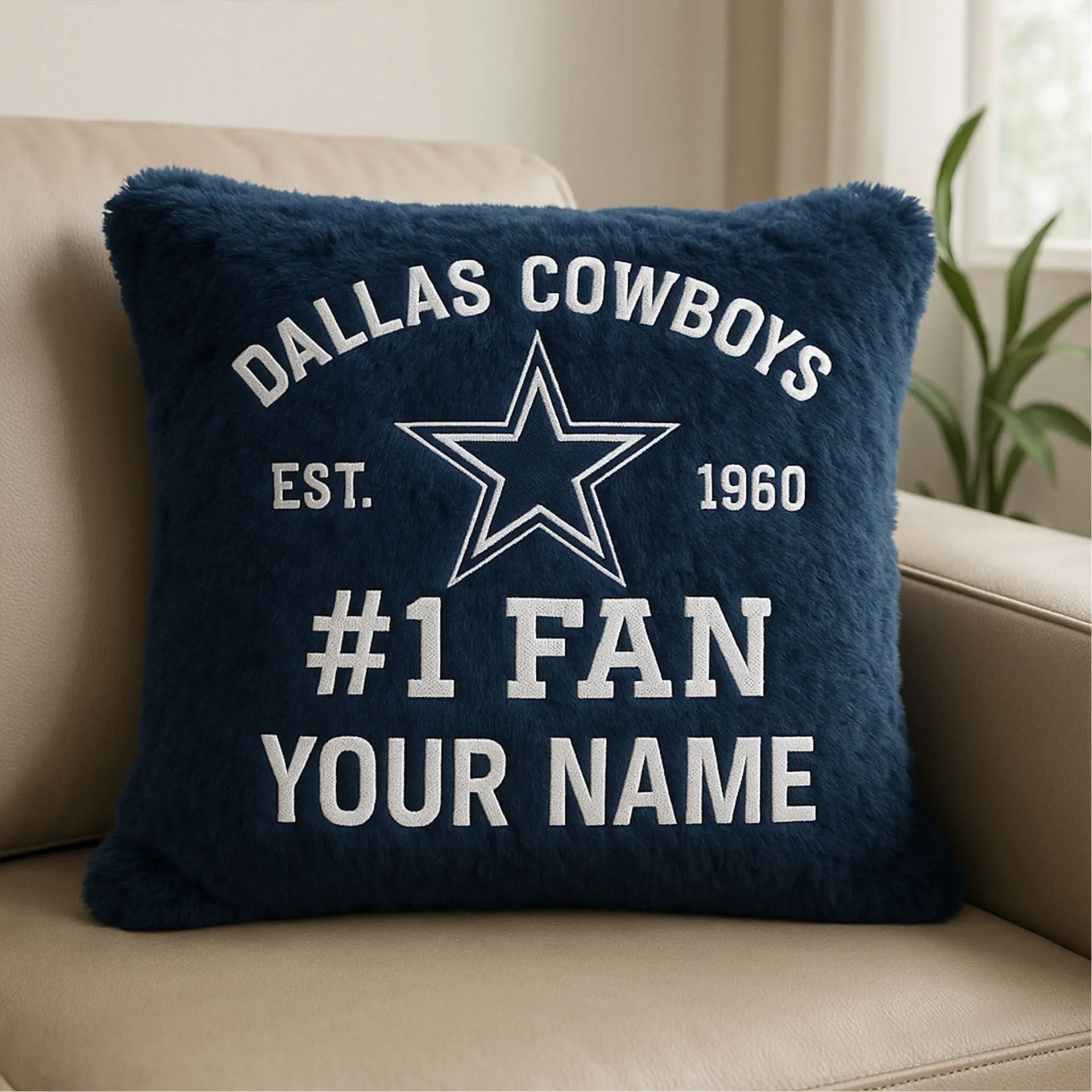 Dallas Cowboys | Premium Custom Decorative Pillow TD – HuddleStyle.com - Image 4