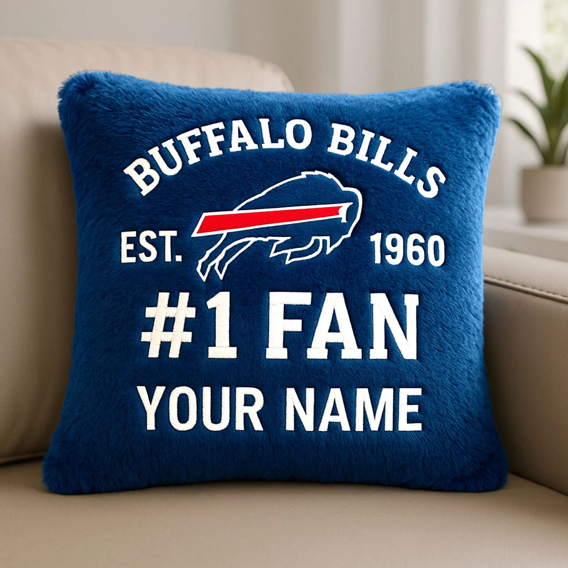 Buffalo Bills | Premium Custom Decorative Pillow TD – HuddleStyle.com - Main