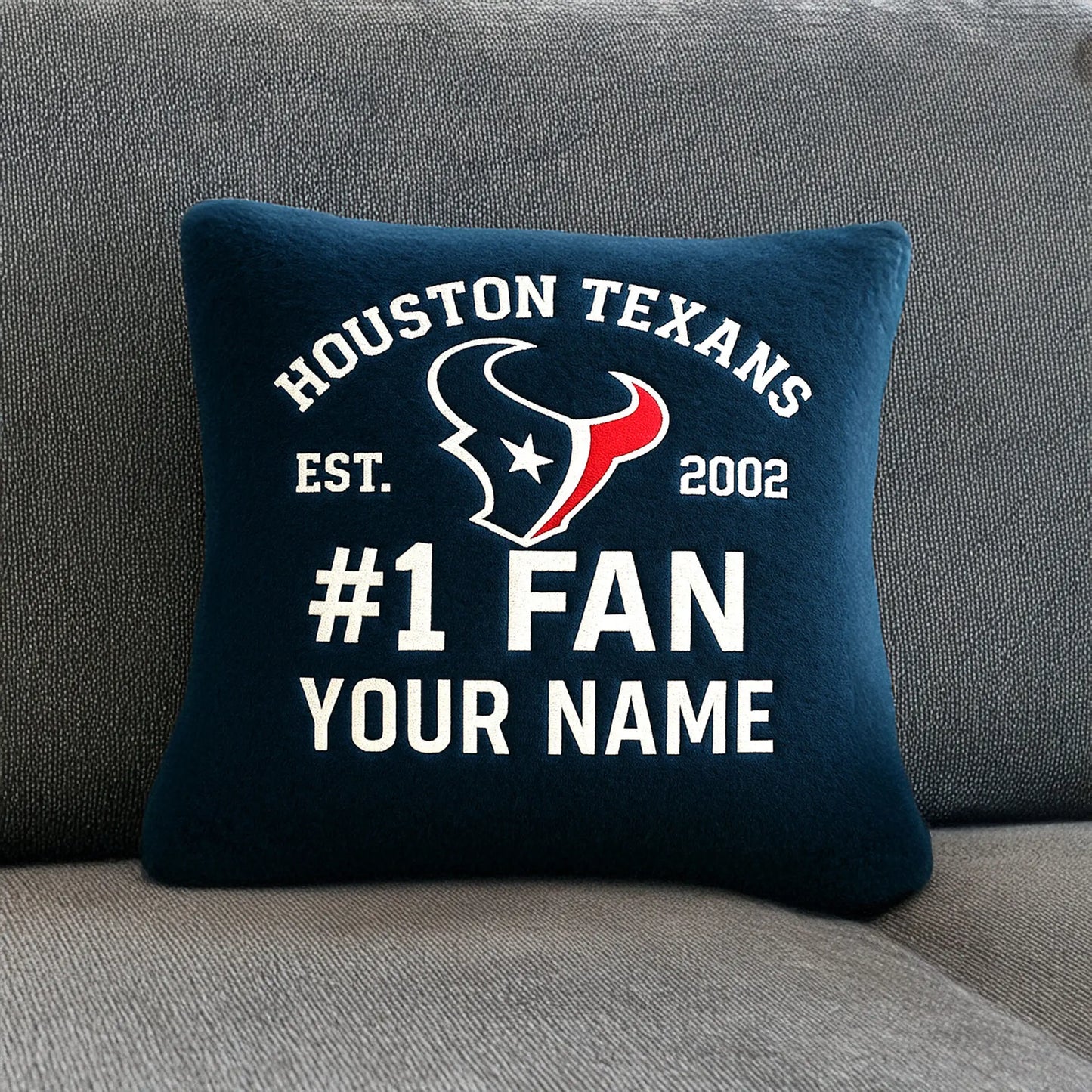 Houston Texans | Premium Custom Decorative Pillow TD – HuddleStyle.com - Image 4