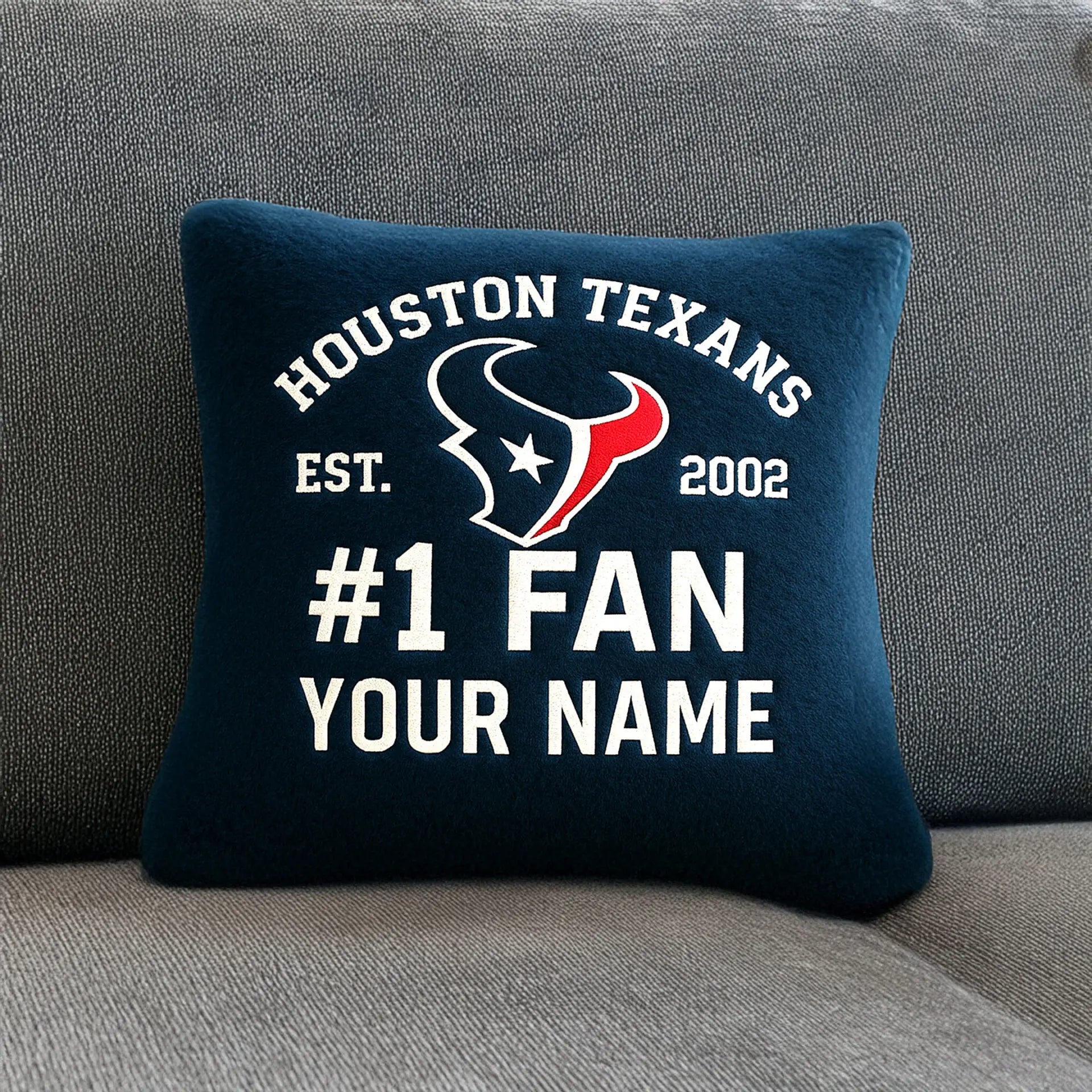 Houston Texans | Premium Custom Decorative Pillow TD – HuddleStyle.com - Image 4