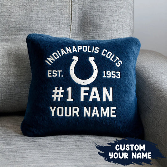 Indianapolis Colts | Premium Custom Decorative Pillow TD – HuddleStyle.com - Main