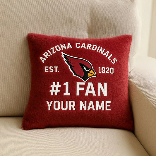 Arizona Cardinals | Premium Custom Decorative Pillow TD – HuddleStyle.com - Main