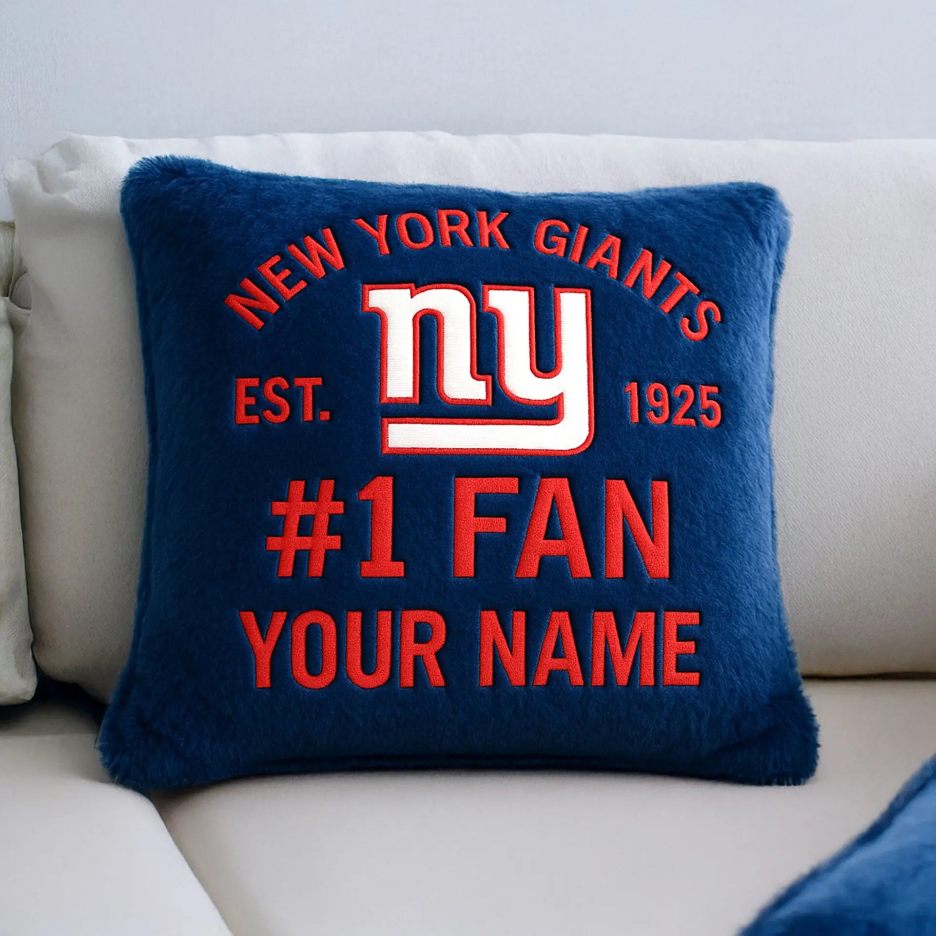 New York Giants | Premium Custom Decorative Pillow TD – HuddleStyle.com - Image 4