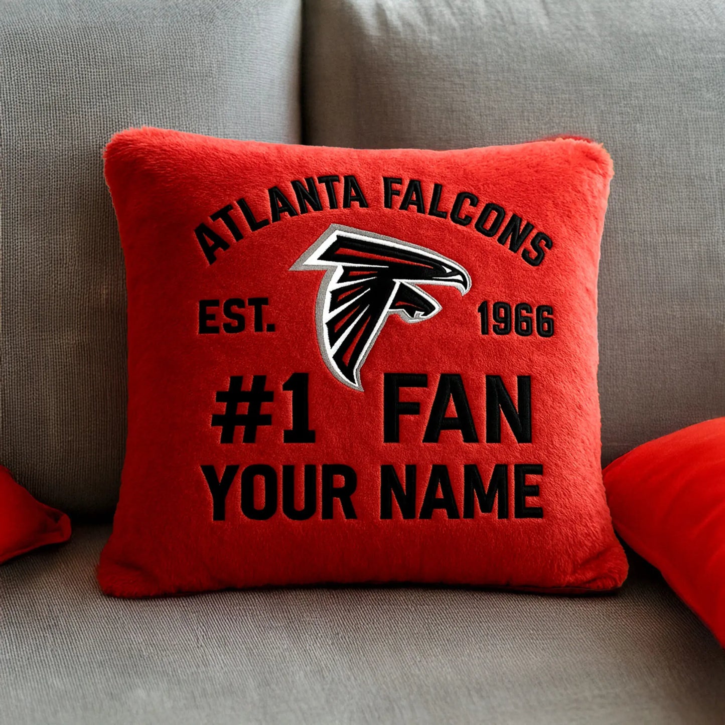 Atlanta Falcons | Premium Custom Decorative Pillow TD – HuddleStyle.com - Image 4