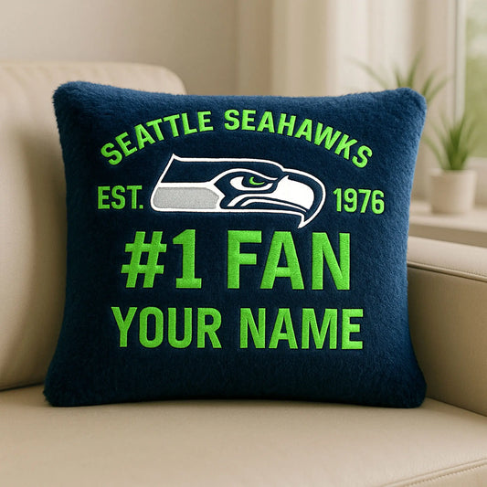 Seattle Seahawks | Premium Custom Decorative Pillow TD – HuddleStyle.com - Main