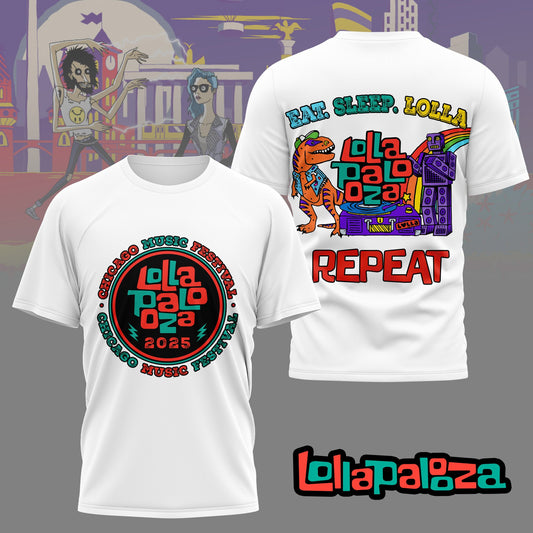 Premium LOLLA Chicago Festival 2025 Shirt NY