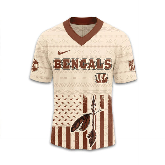 Cincinnati Bengals | Premium Native American Jersey TD – HuddleStyle.com - Main
