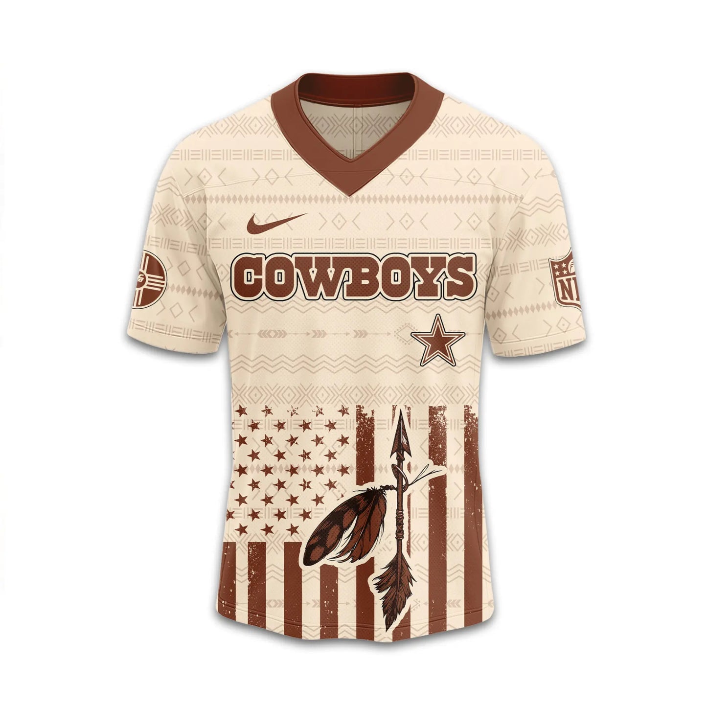 Dallas Cowboys | Premium Native American Jersey TD – HuddleStyle.com - Image 3